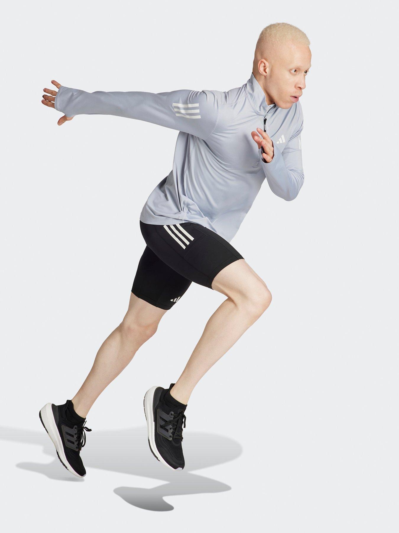 Image 3 of 5 of adidas Men's Running Own The Run 1/2 Zip Top - Halo Silver