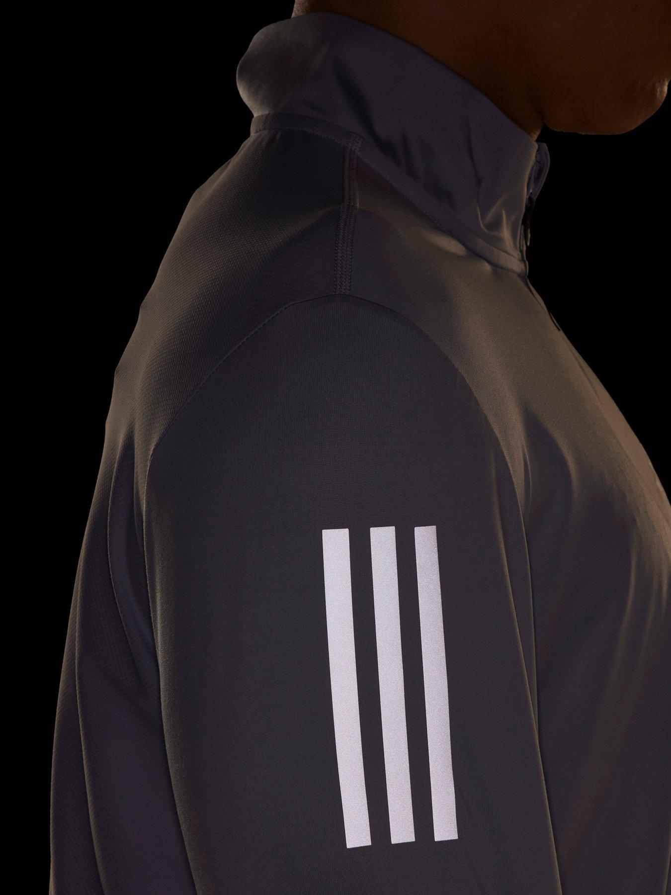 Image 5 of 5 of adidas Men's Running Own The Run 1/2 Zip Top - Halo Silver