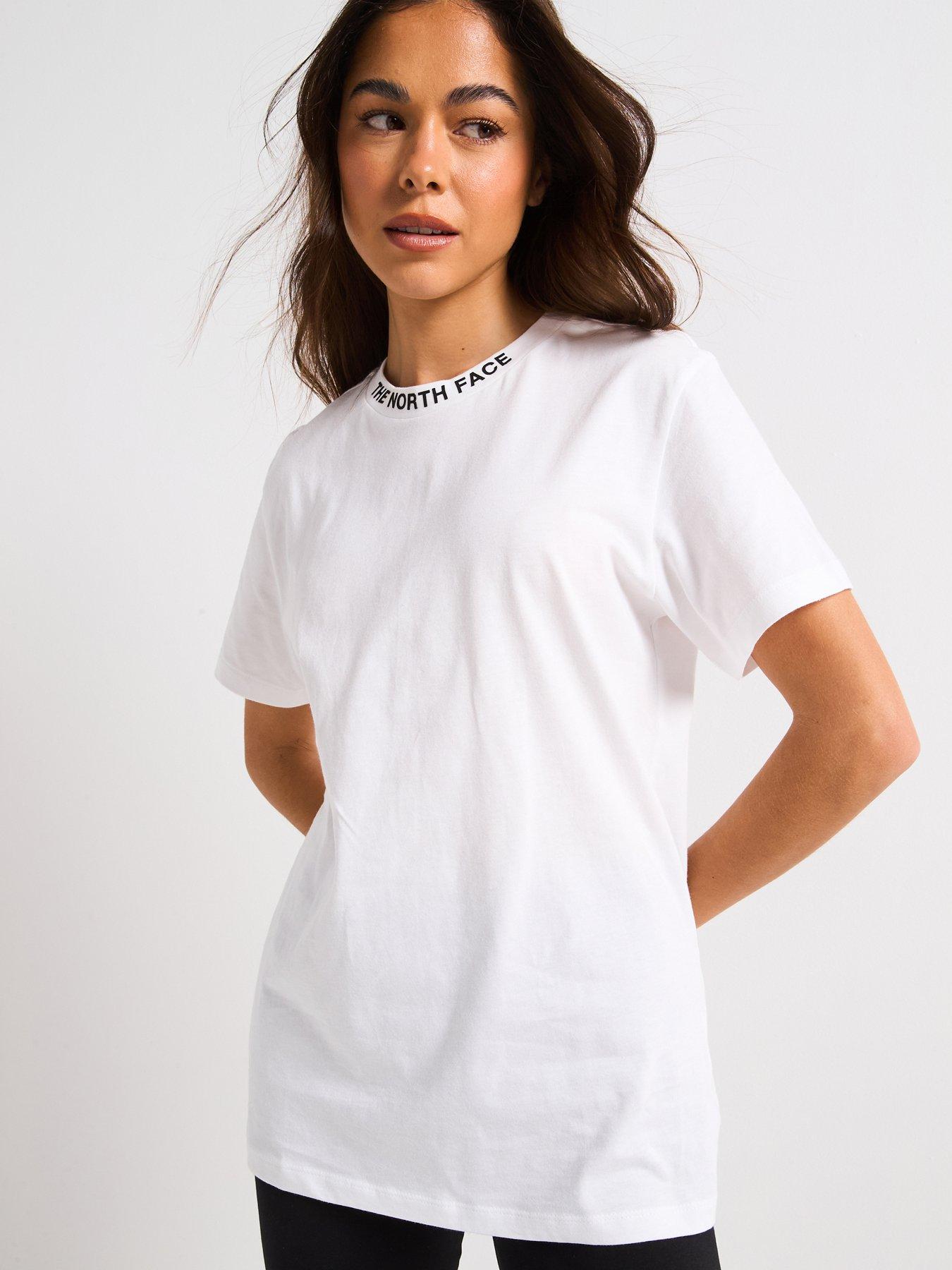 THE NORTH FACE Women's Short Sleeve Zumu Relaxed Tee White Very