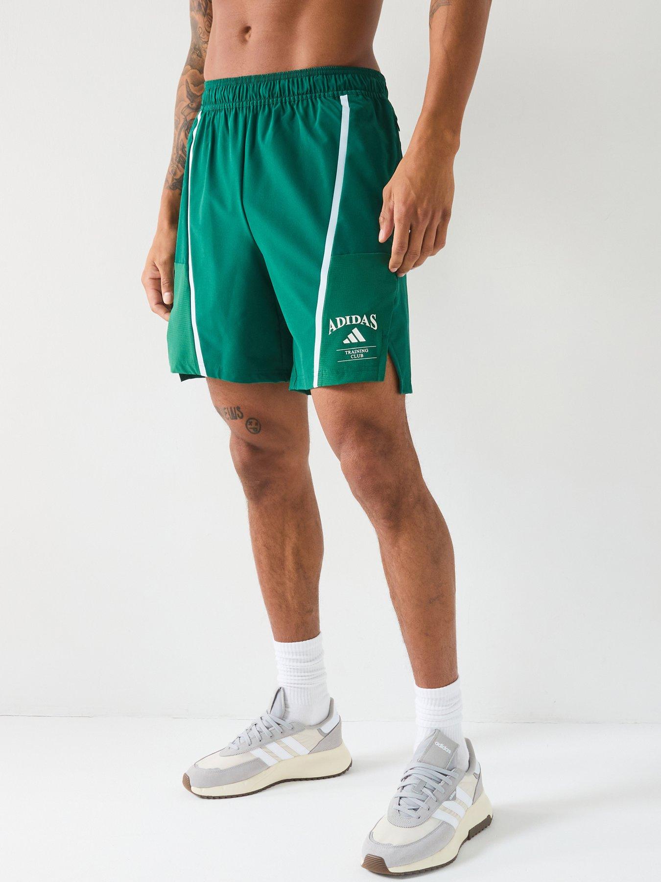 undefined Men's Training D4T Legacy Shorts - Collegiate Green/Chalk White