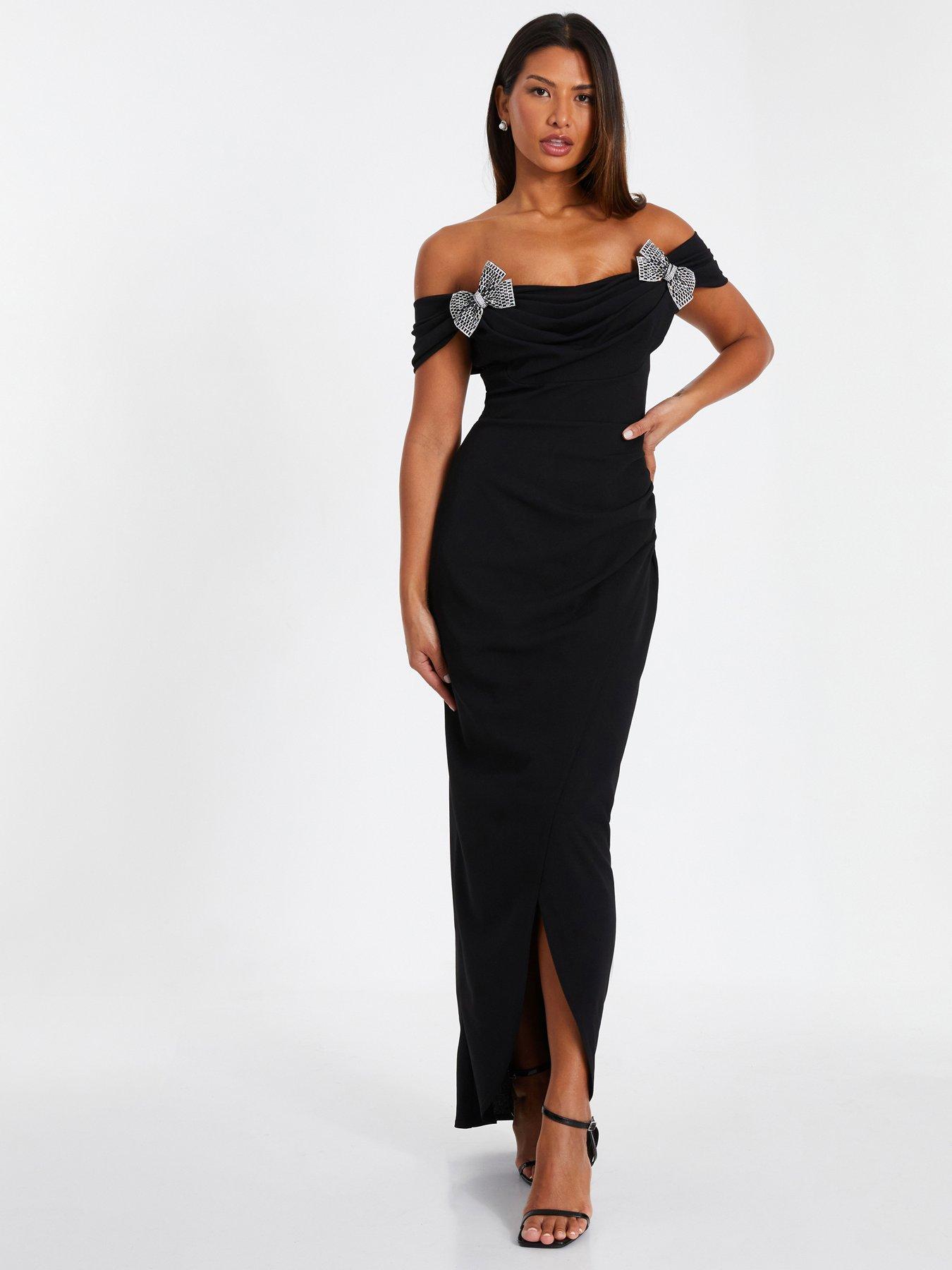 kookai leni maxi dress solid shirt-gg Color:Nude/Black Rock the Bateau Light
