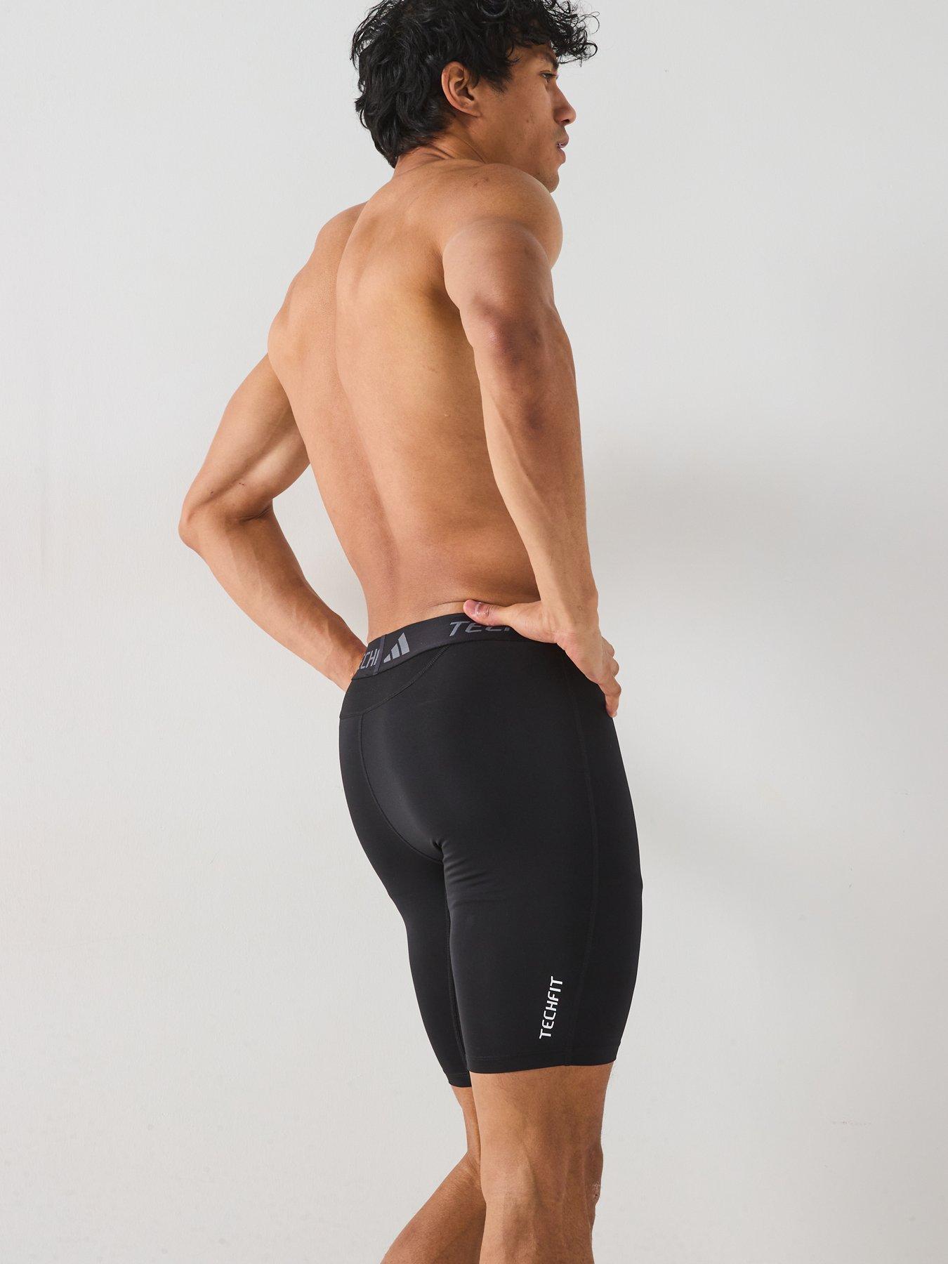 Image 5 of 6 of adidas Mens Training Tech Fit Base Shorts - Black
