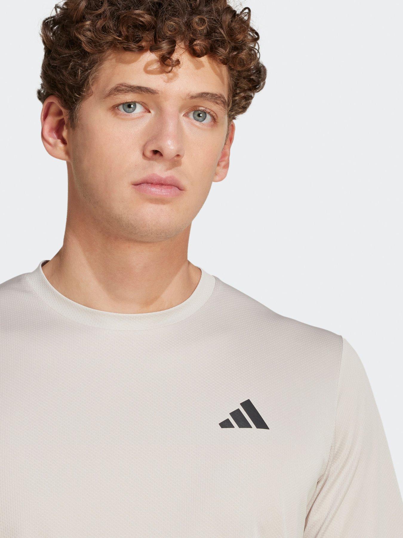 Image 4 of 5 of adidas Mens Train Essentials Base T-Shirt - Beige