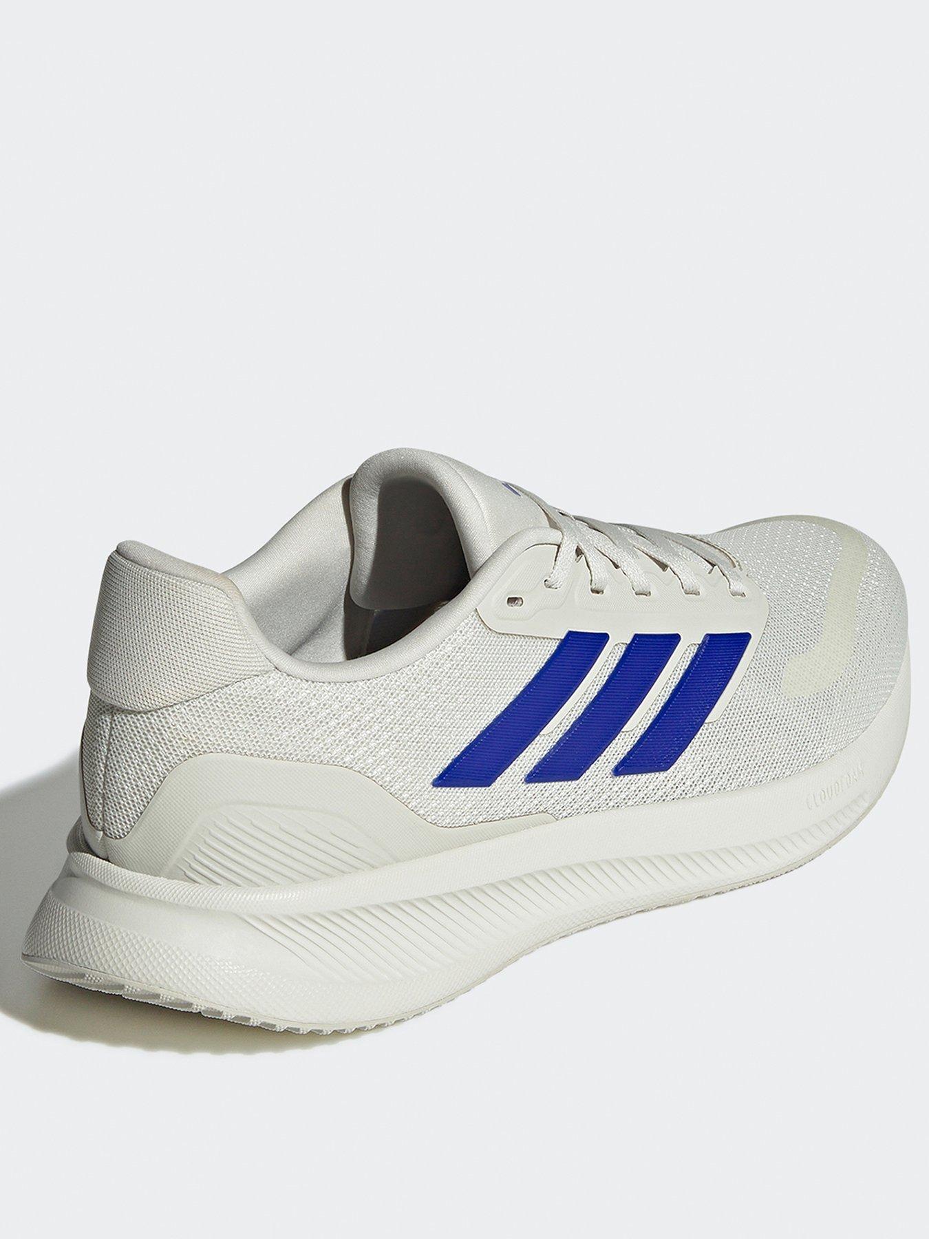 Image 3 of 6 of adidas Mens Running Runfalcon 5 Trainers - Grey/Blue - Orbit Grey/Lucid Blue/White