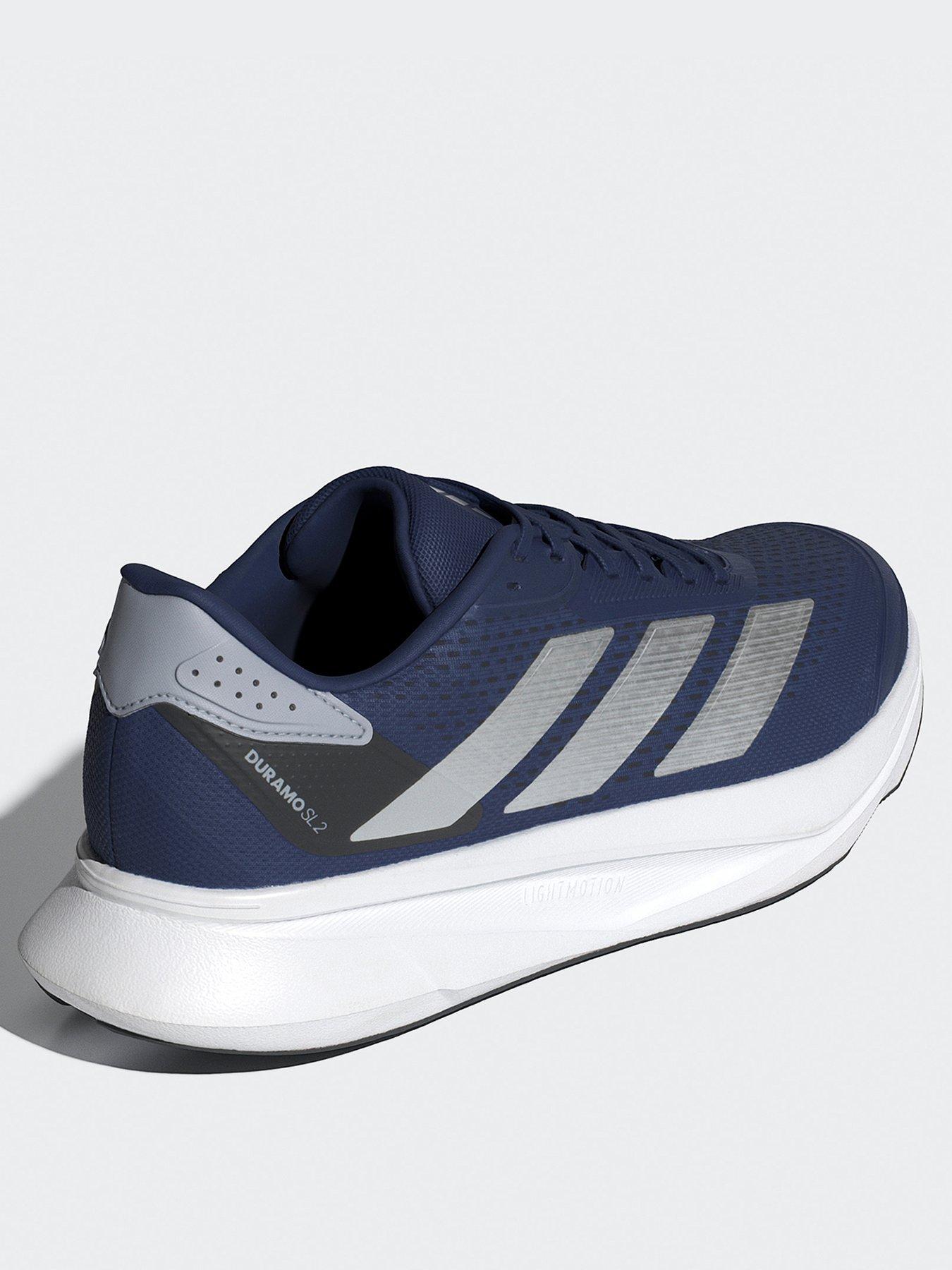 Image 4 of 7 of adidas Mens Running Duramo Sl2 Trainers - Blue/Silver - Dark Blue/Silver Met/Silver