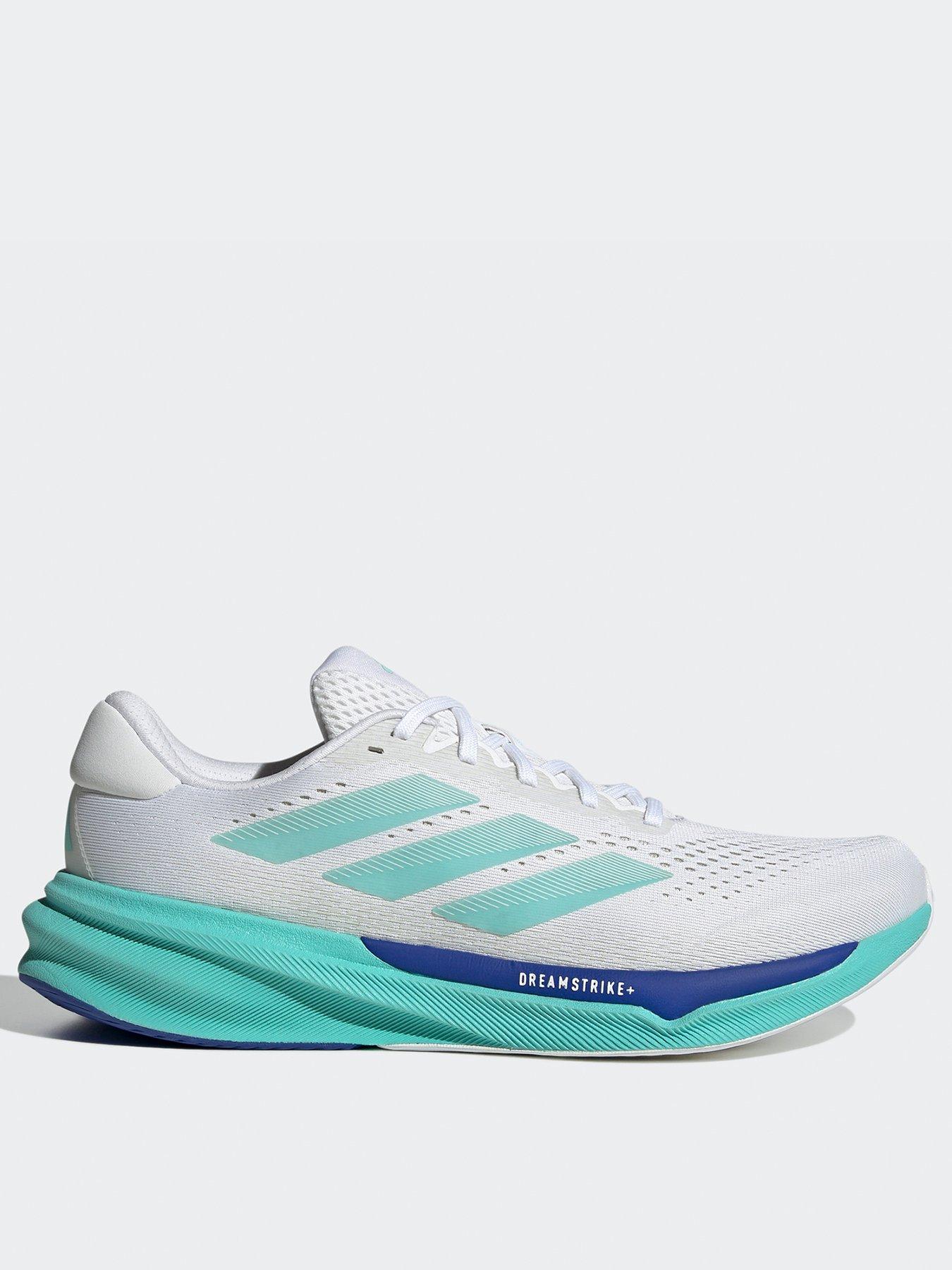 Image 1 of 6 of adidas Mens Running Supernova Stride 2 Trainers - White/Blue
