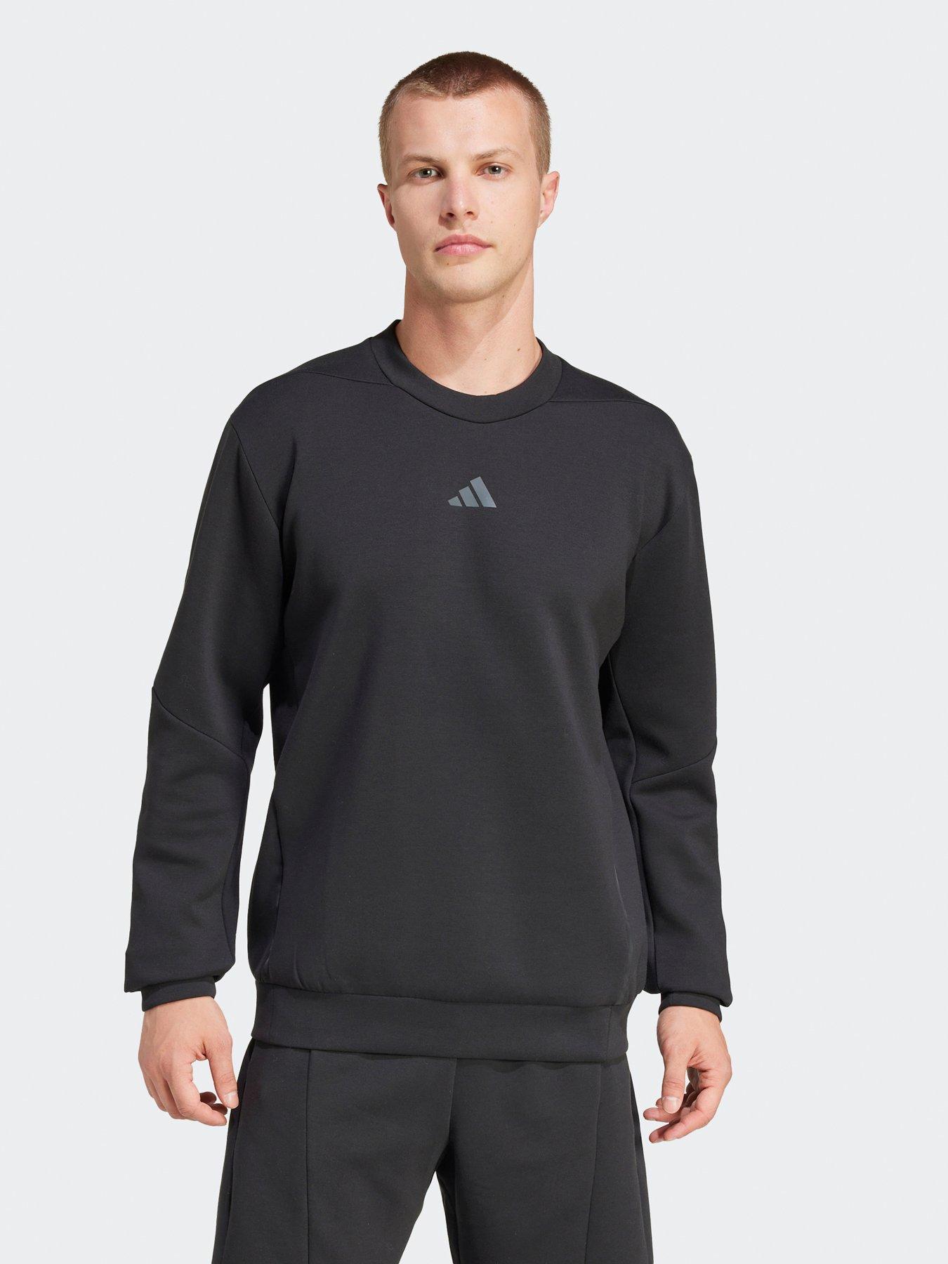 undefined Mens Training D4T Crew Sweatshirt - Black