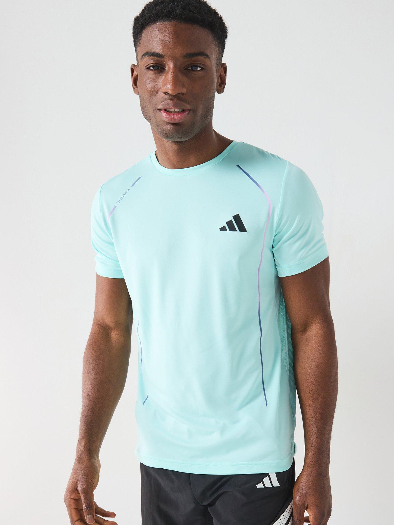 undefined Men's Training Tech T-Shirt - Semi Flash Aqua