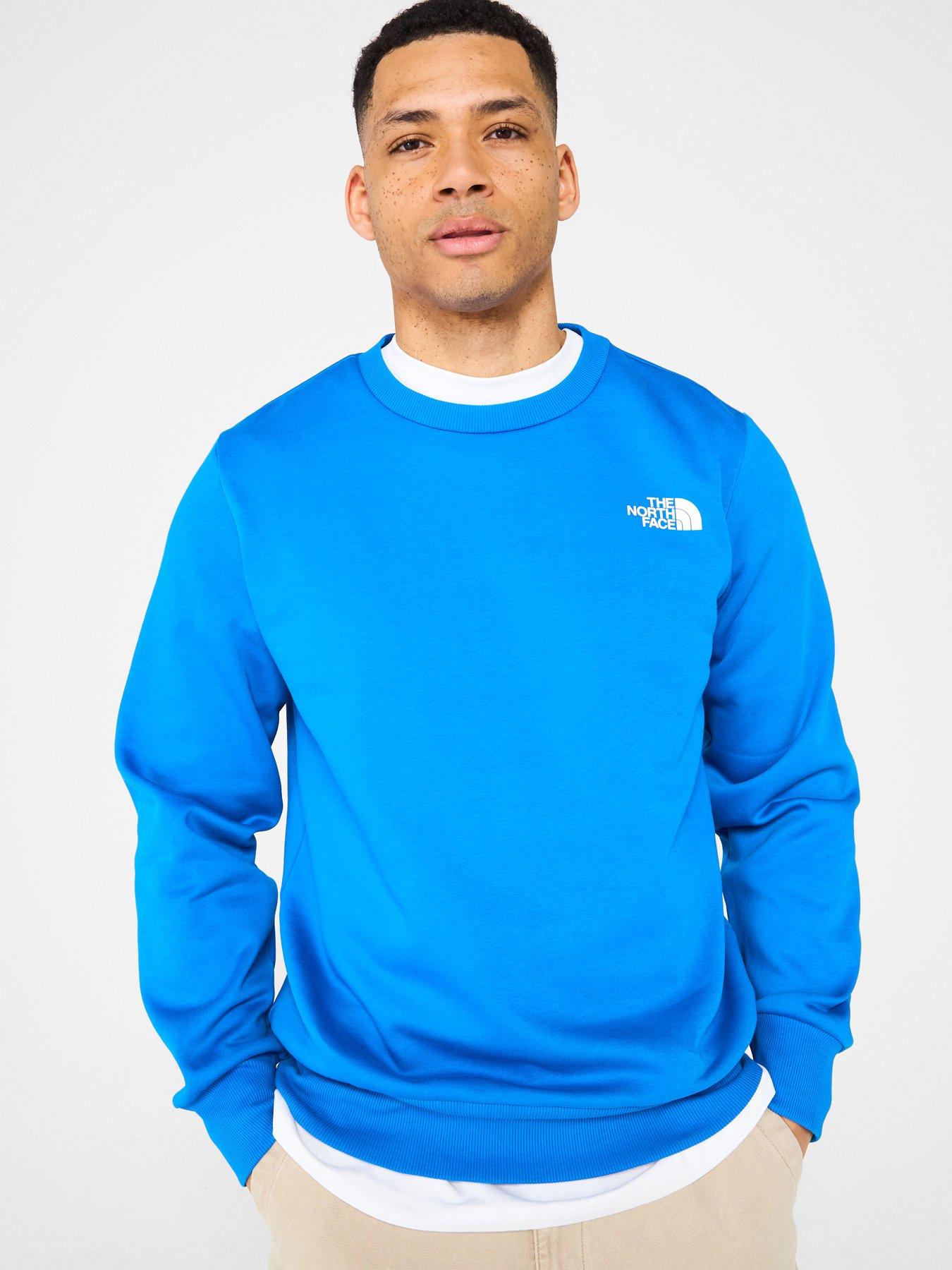 undefined Men's Simple Dome Crew Sweat - Blue