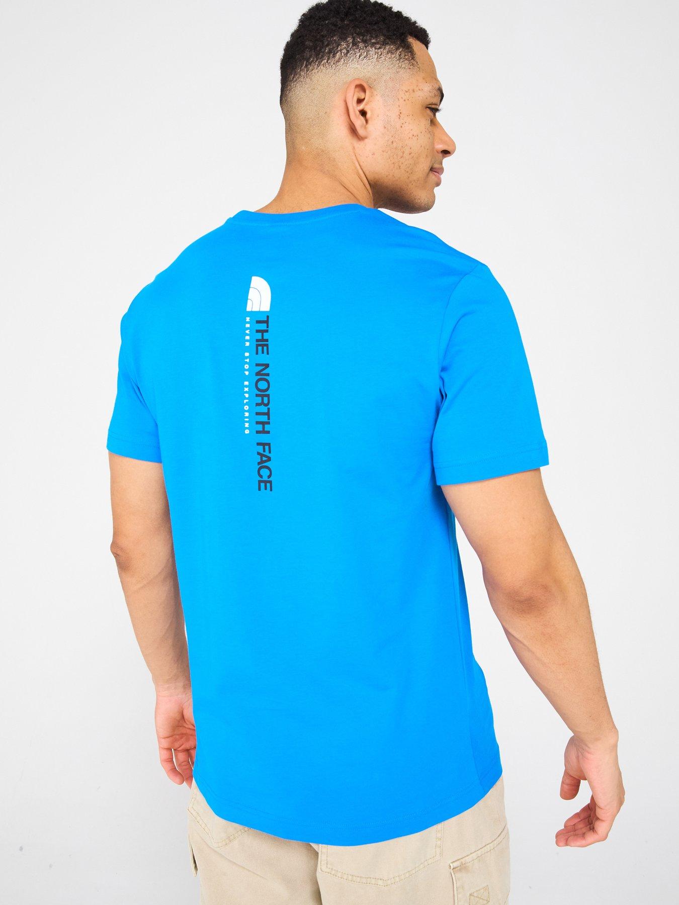 undefined Men's Vertical Ss Tee - Blue