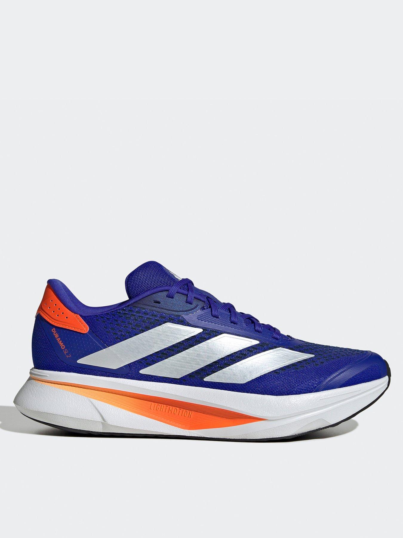 undefined Mens Running Duramo Sl2 Trainers - Blue - Lucid Blue/Met/Impact Orange
