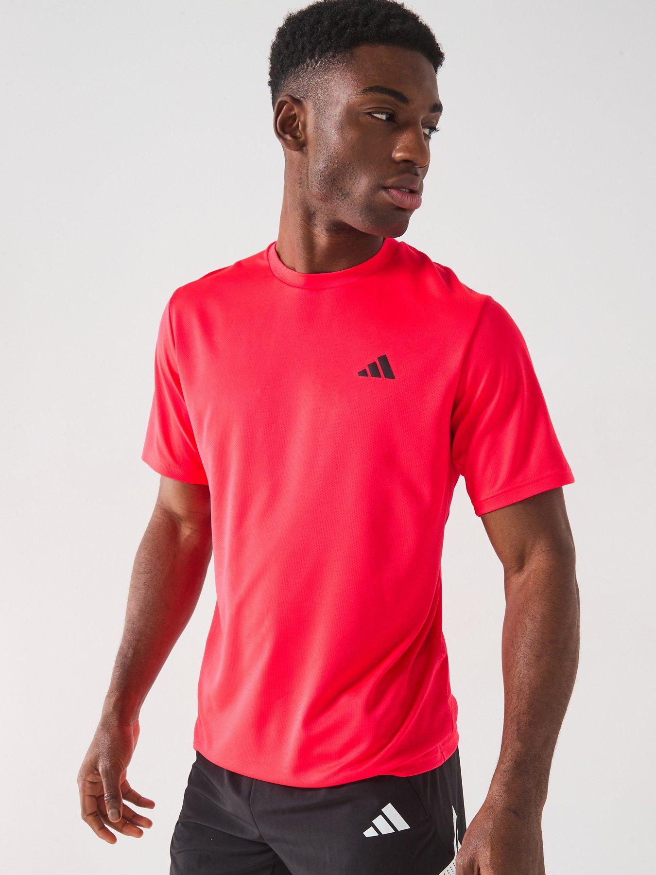 undefined Mens Training Essential Base T-Shirt - Red