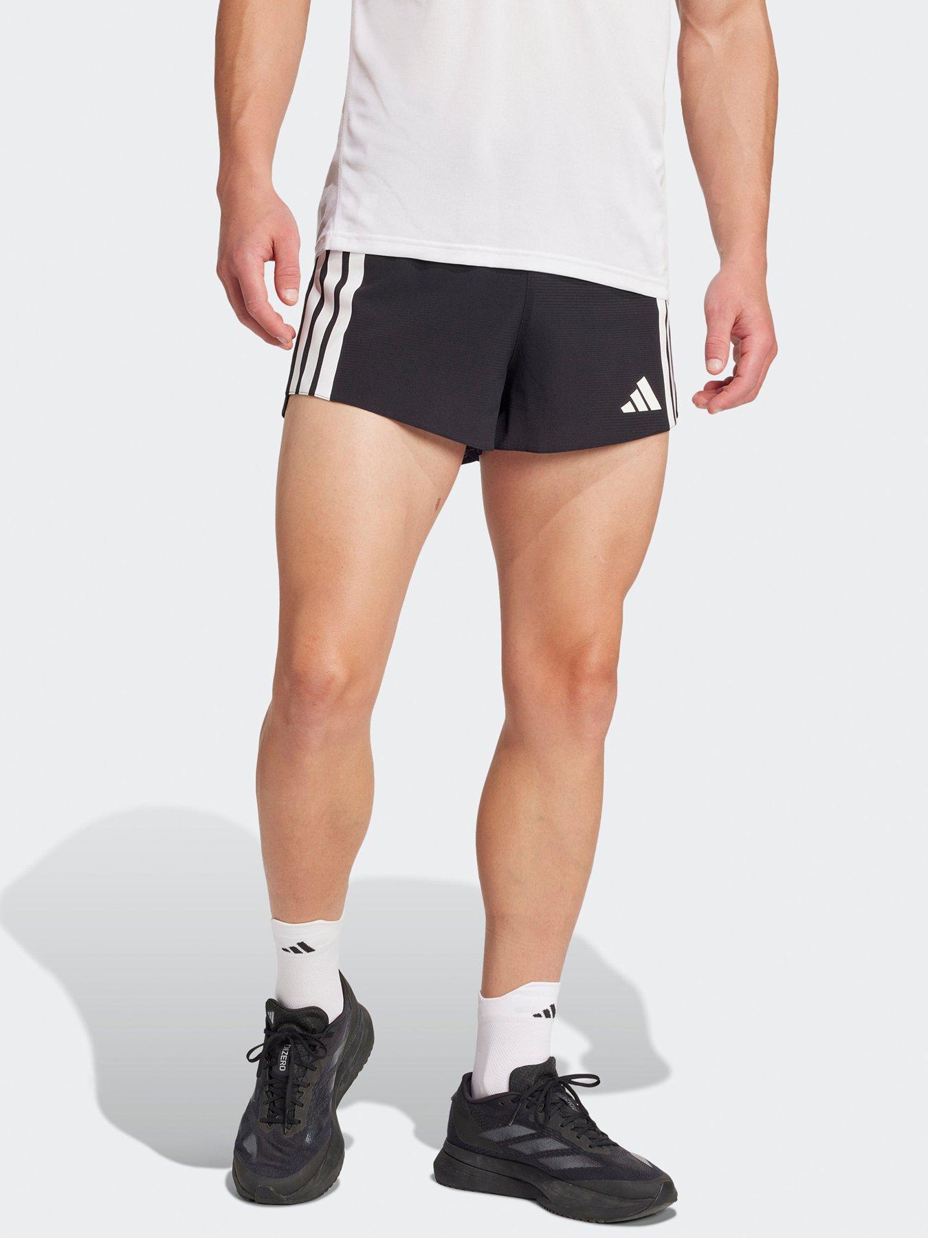 undefined Men's Running Adizero Gel Insert 5 Inch Pocket Shorts - Black