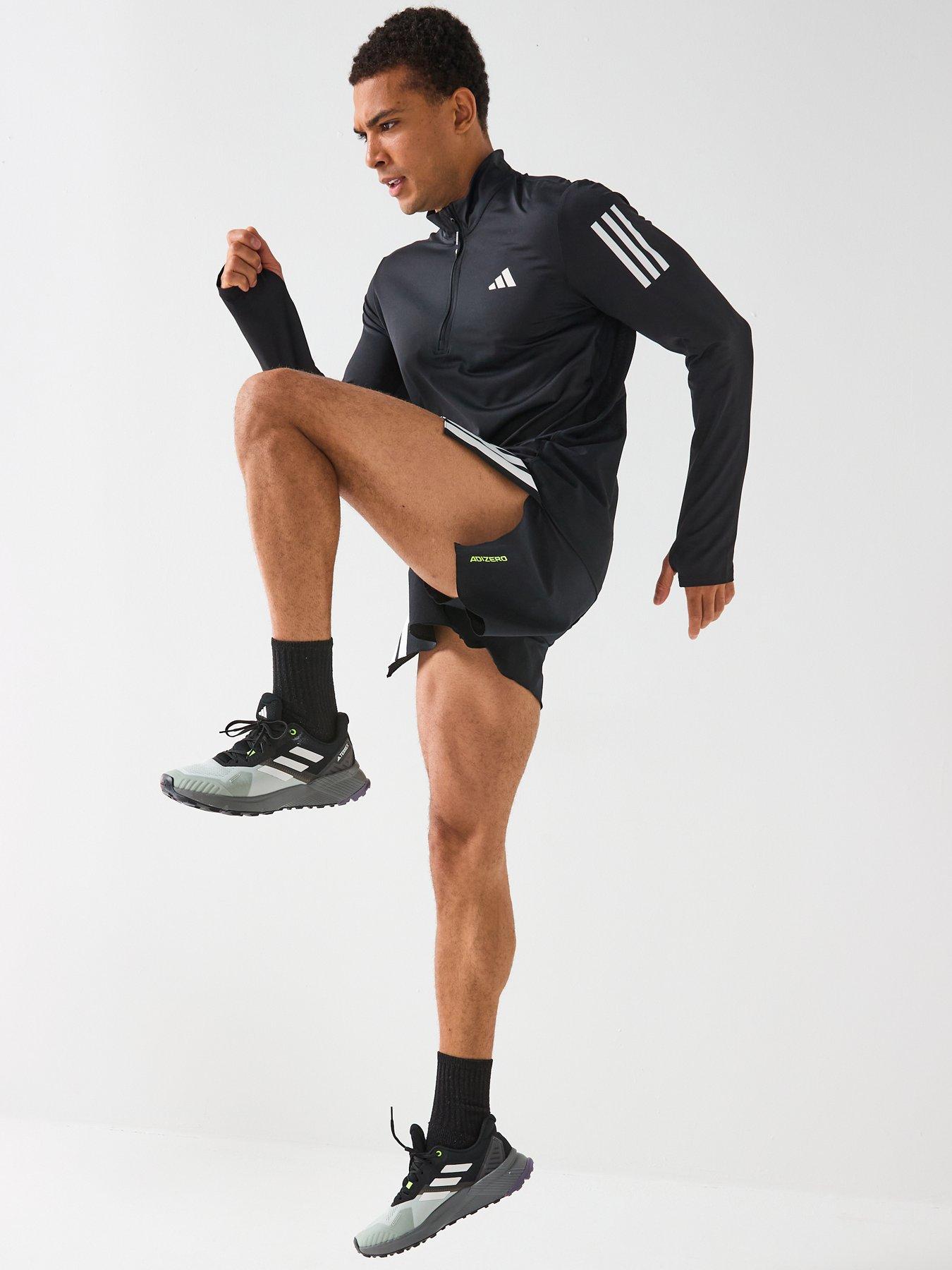 Image 3 of 6 of adidas Men's Running Adizero Gel Insert 5 Inch Pocket Shorts - Black