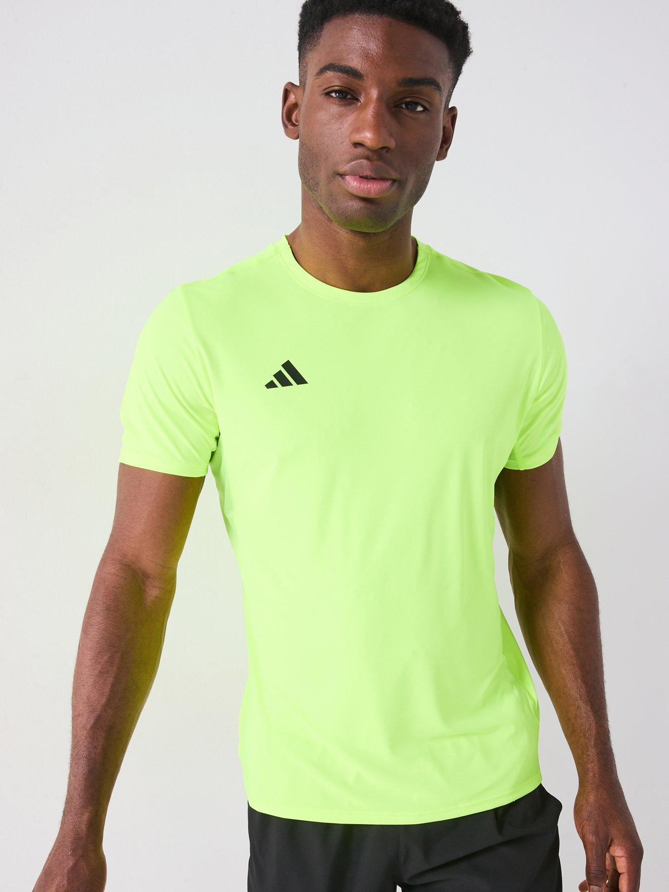 undefined Mens Running Adizero T-Shirt - Yellow