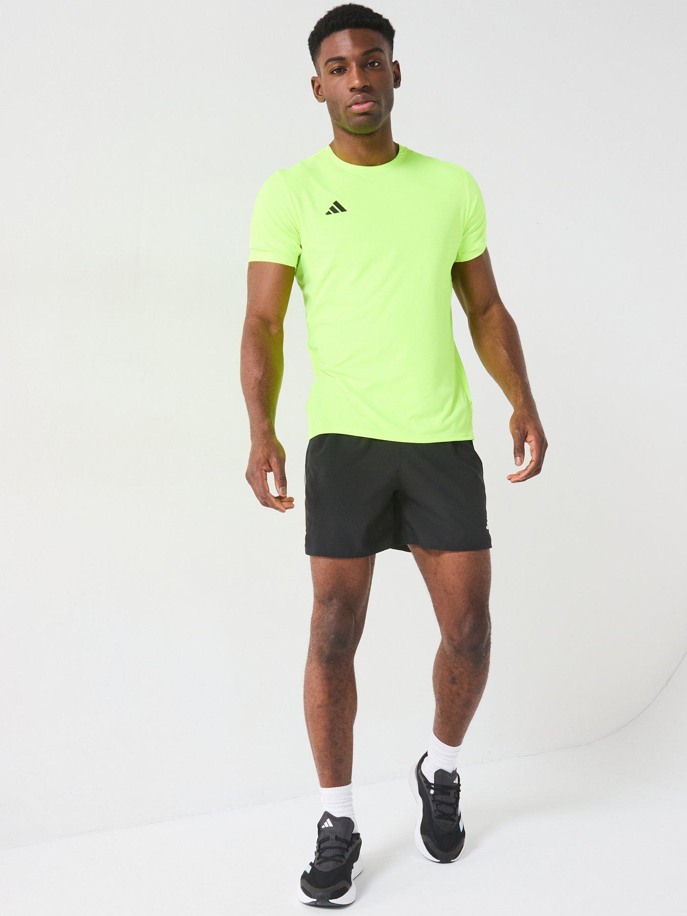 Image 6 of 6 of adidas Mens Running Adizero T-Shirt - Yellow
