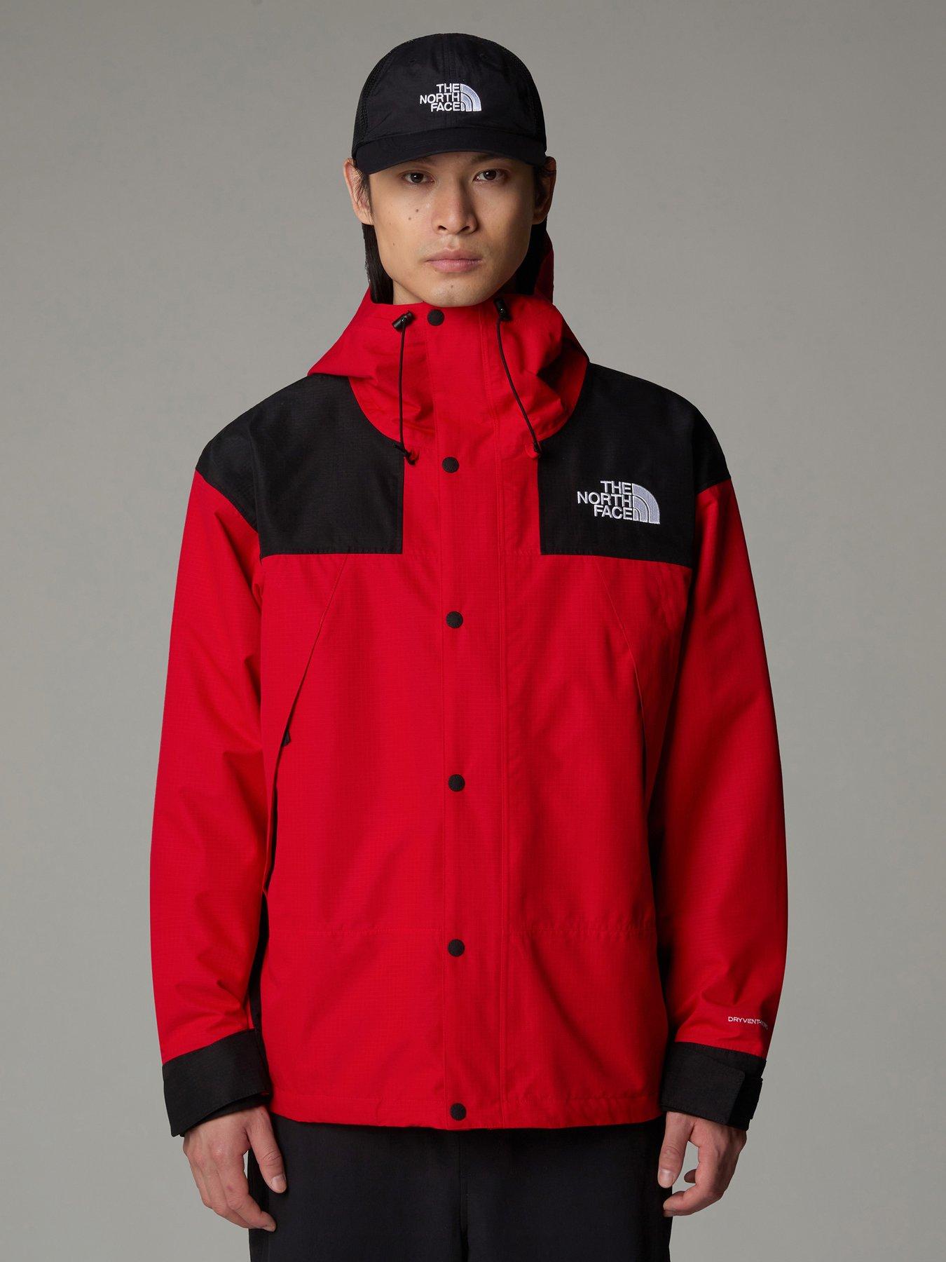 THE NORTH FACE Men's Dryvent Mono Mountain Jacket Red Very