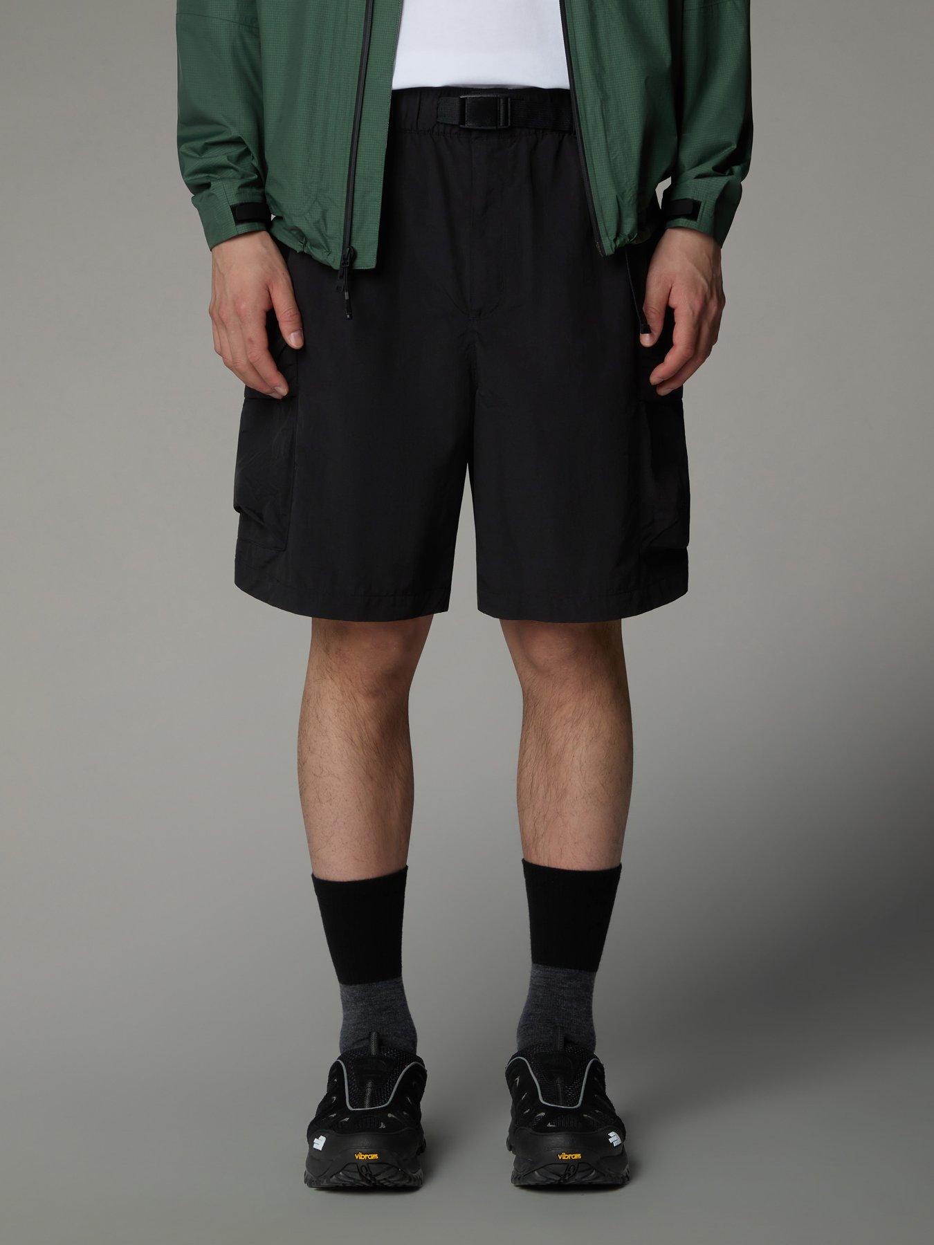 undefined Men's Cargo Pocket Shorts - Black