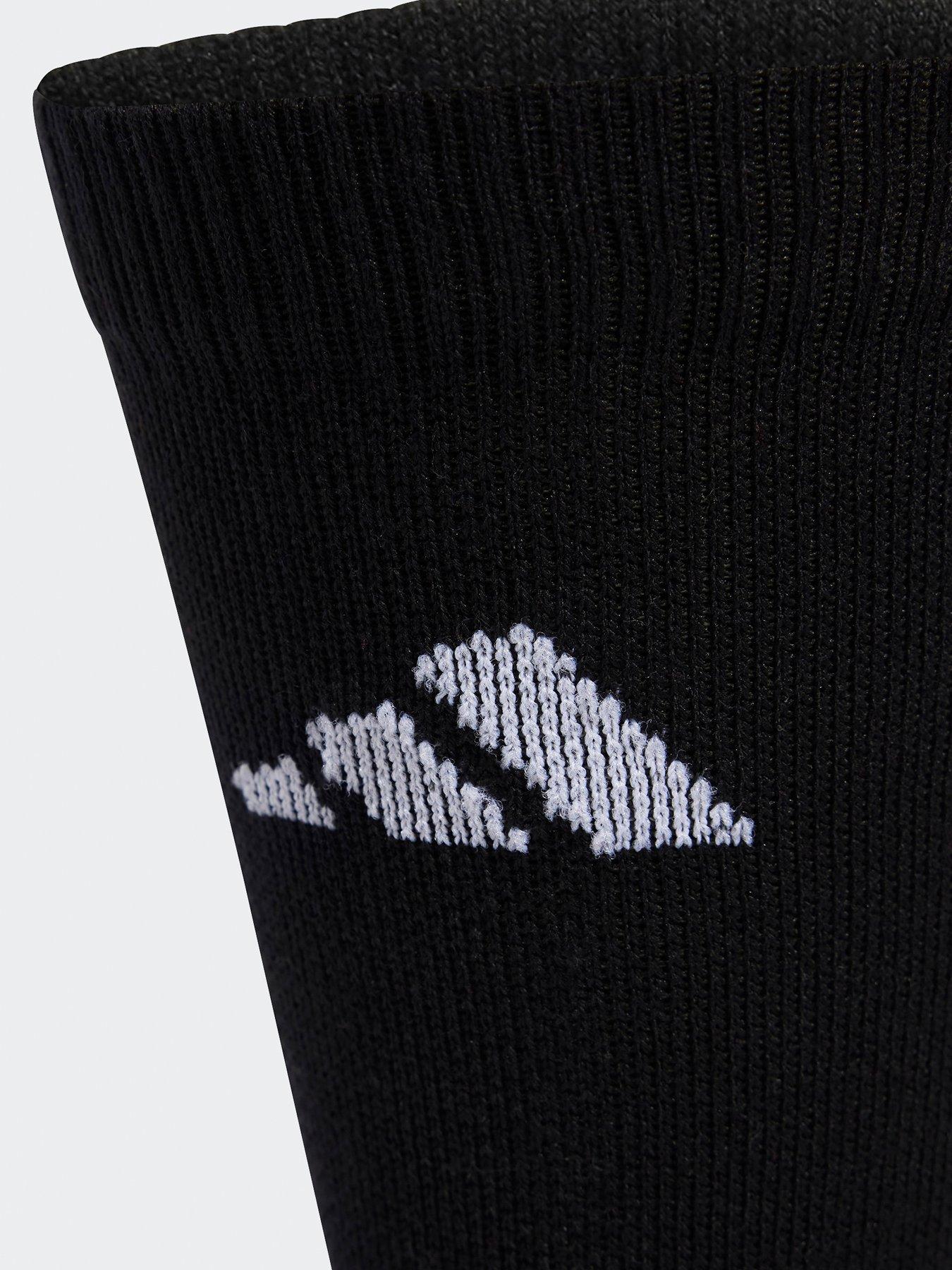 Image 3 of 4 of adidas Unisex Training Cushioned Crew Socks 3 Pack - Black/White