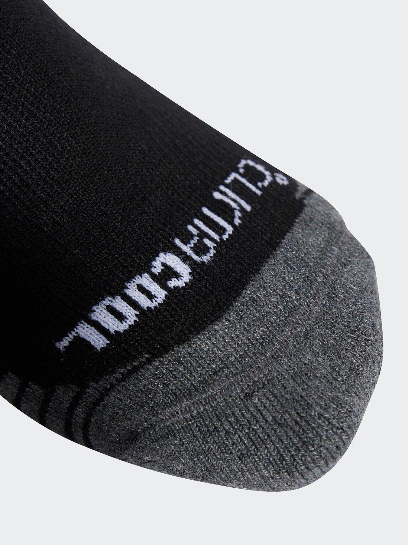 Image 4 of 4 of adidas Unisex Training Cushioned Crew Socks 3 Pack - Black/White