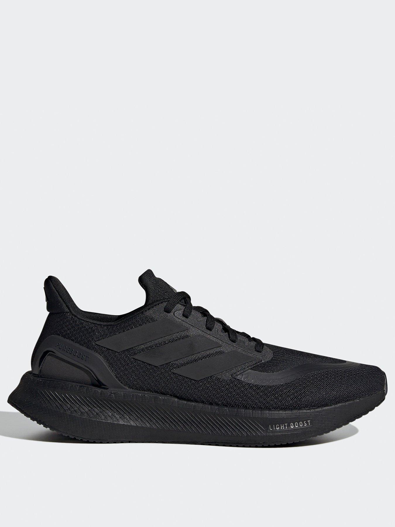 undefined Mens Running Pureboost 5 Trainers - Black