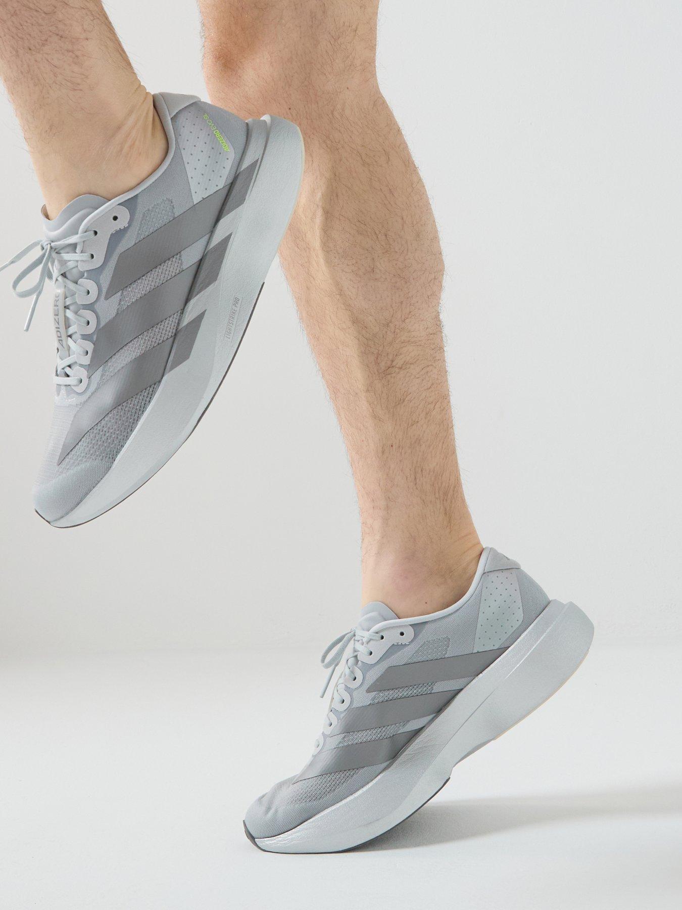 adidas Mens Running Adizero Evo Sl Trainers - Silver | Very