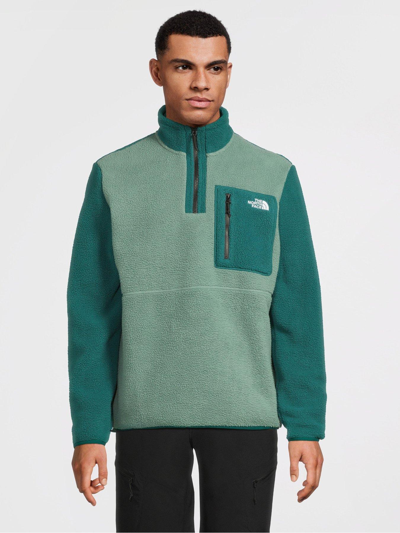 undefined Men's Yumiori Quarter Zip Fleece - Green