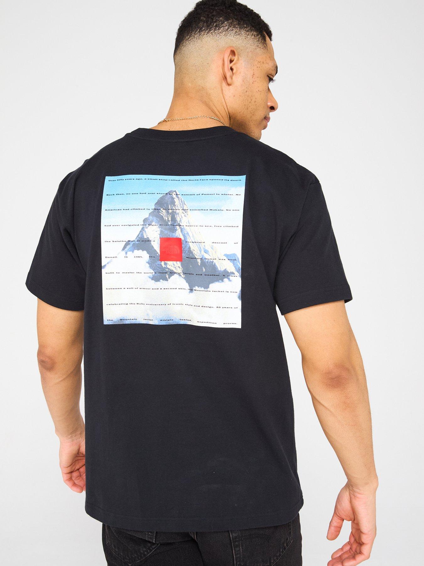 undefined Men's S/s 40th Anniversary Mountain Jacket Heavyweight Tee - Black