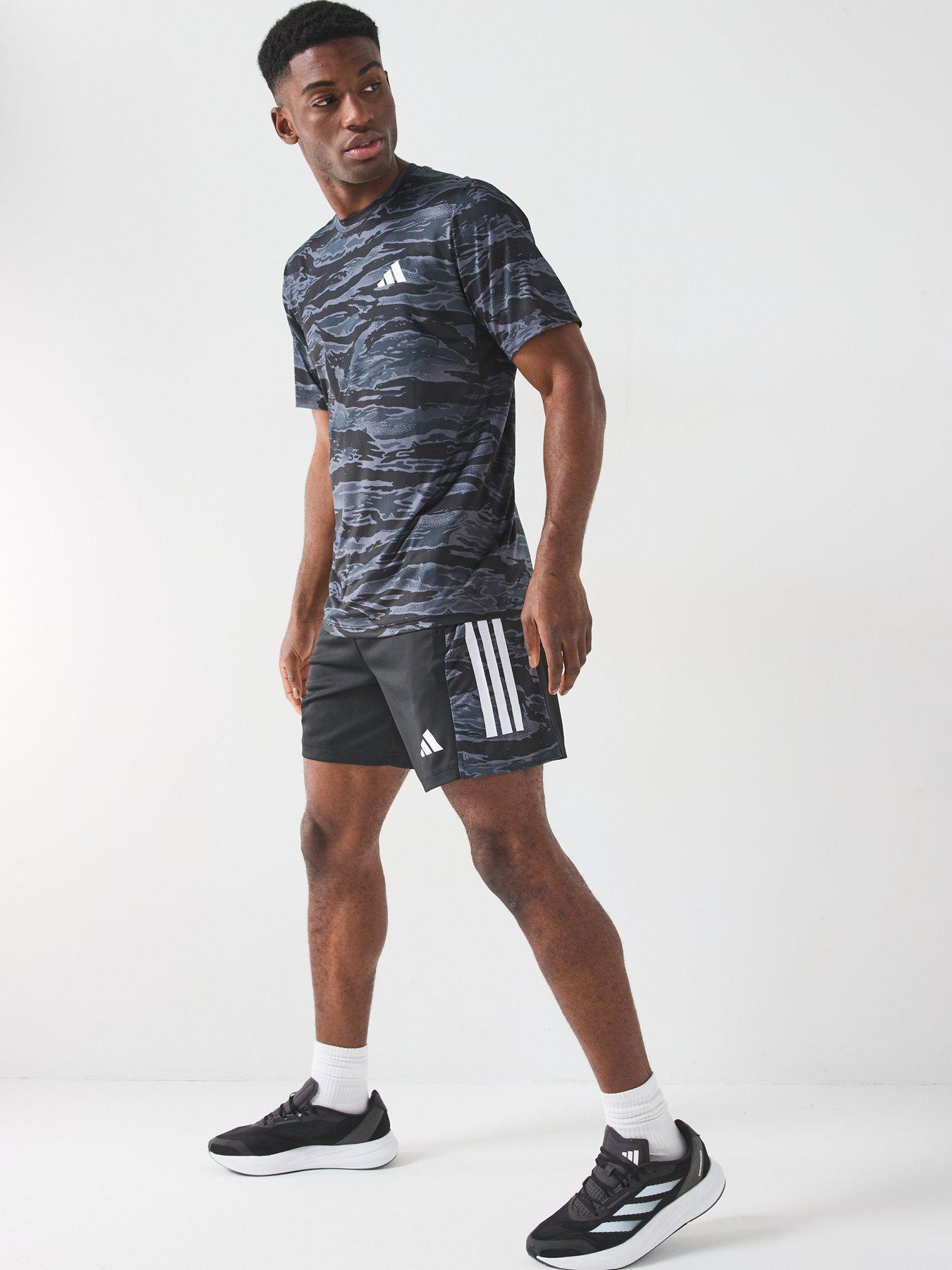 Image 5 of 5 of adidas Mens Training Camo Printed T-Shirt - Black