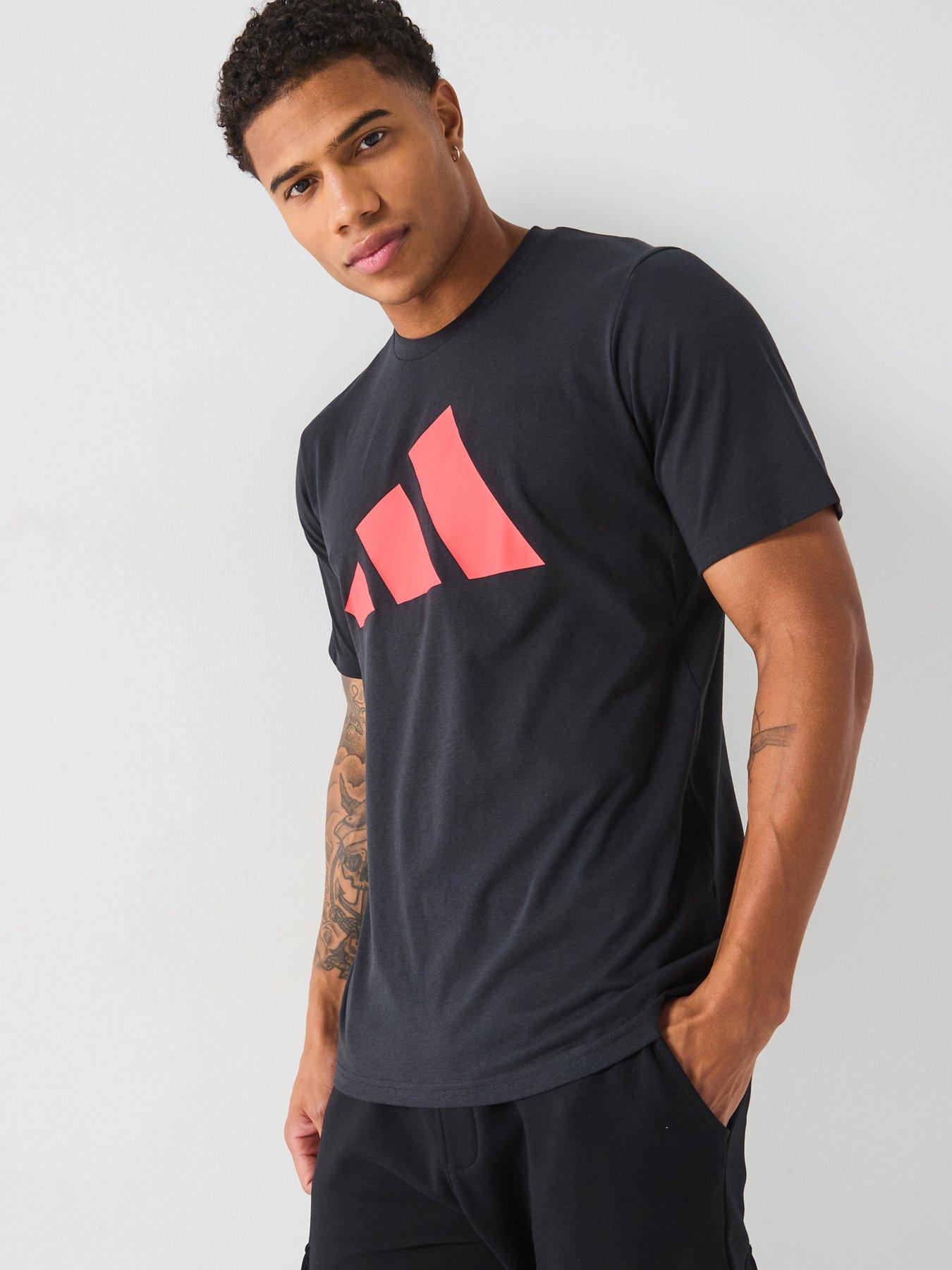 undefined Mens Train Essentials Logo T-Shirt - Black