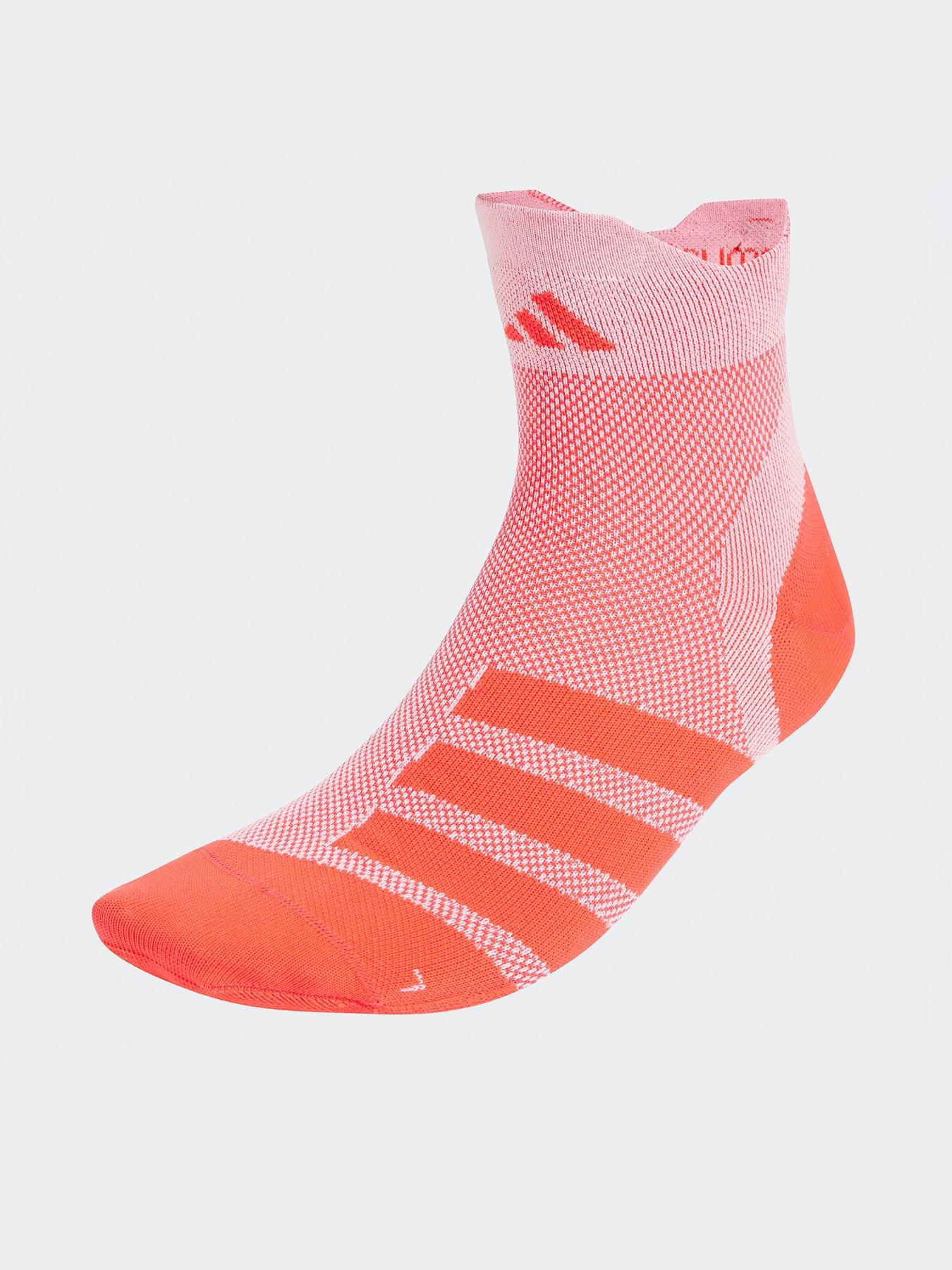 undefined Unisex Running X Adizero Socks - Red