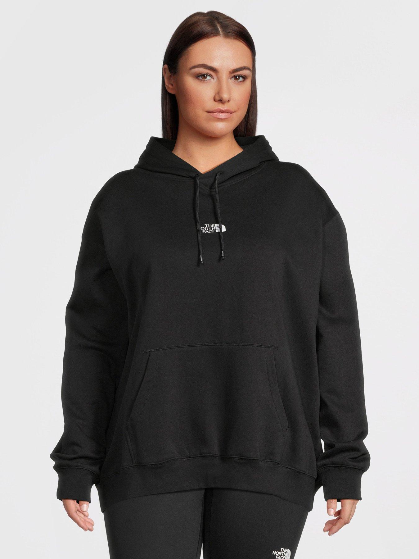 undefined Women's Plus Essential Relaxed Hoodie - Black