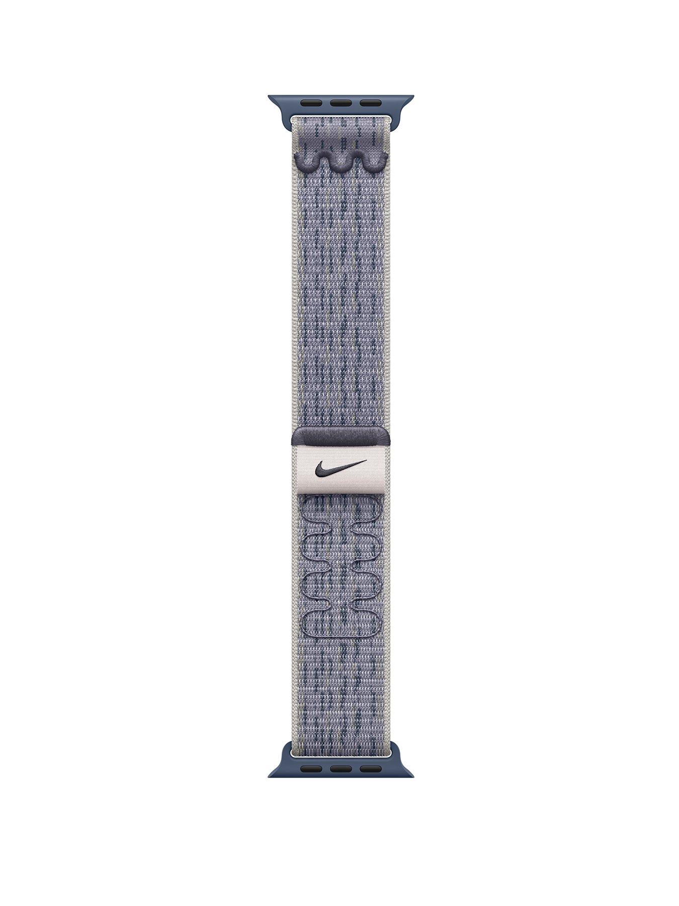 undefined Watch 40mm Grey/Blue Nike Sport Loop