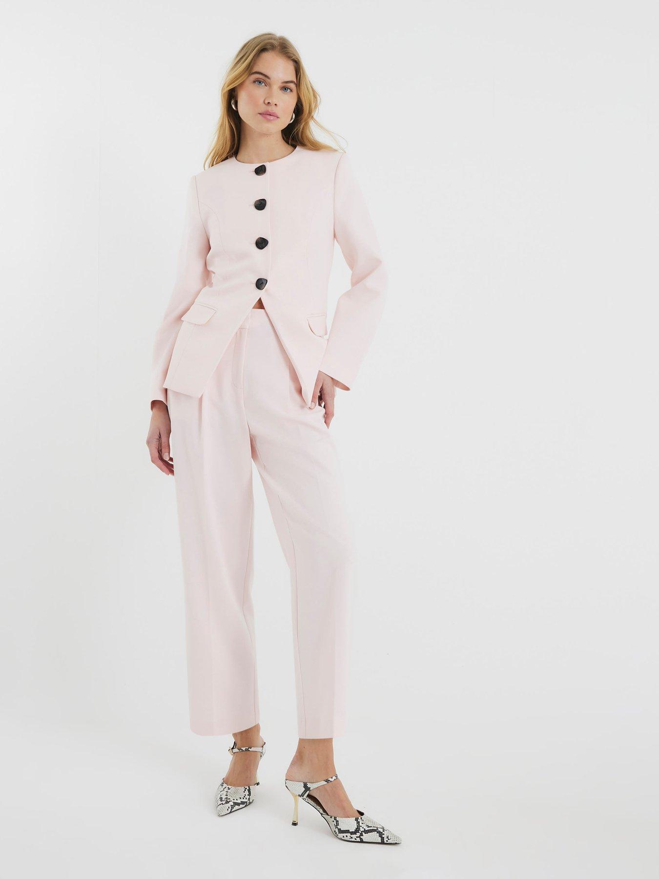 Image 2 of 6 of River Island Straight Leg Trouser - Pink
