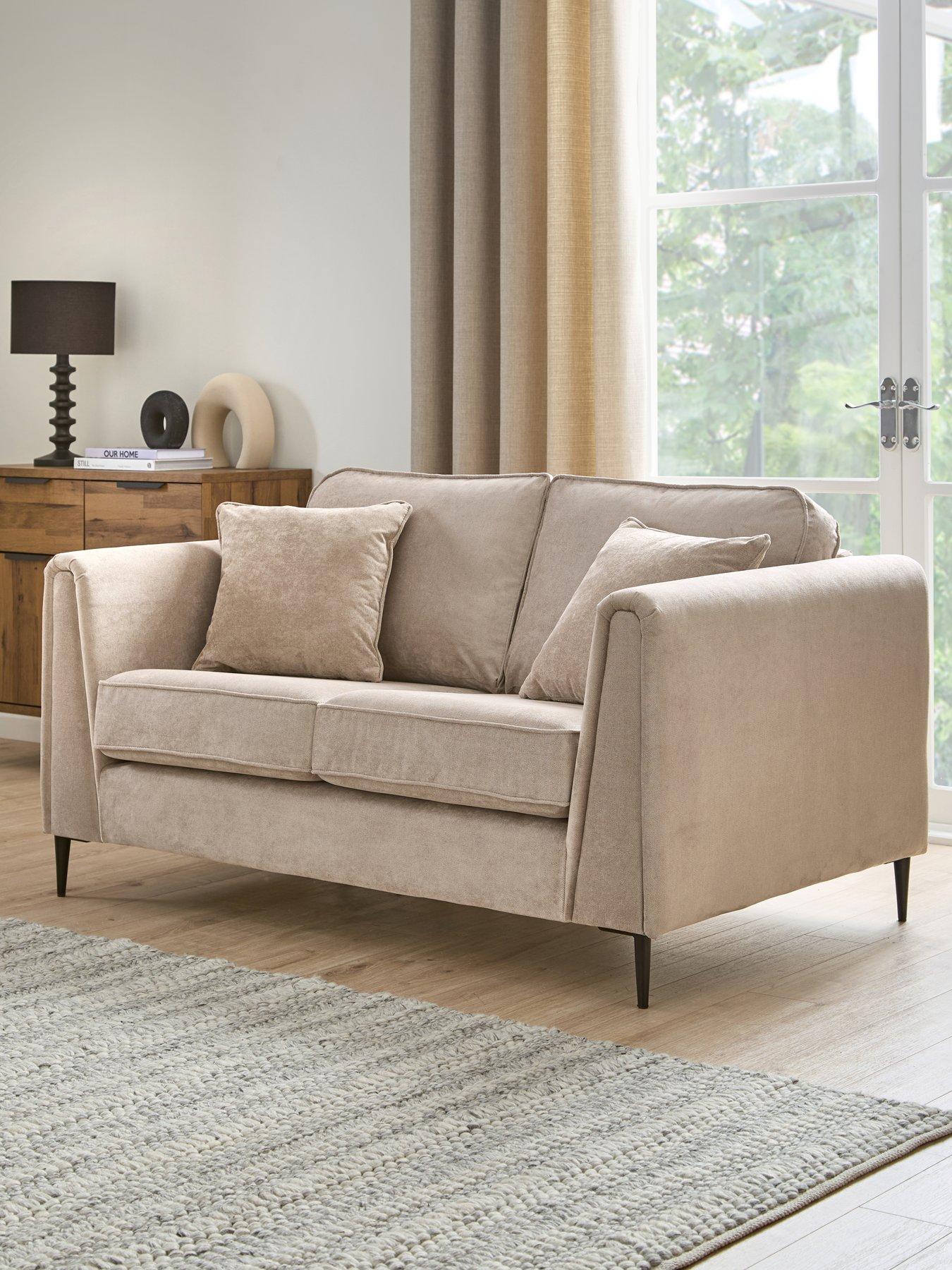 undefined Messina 2 Seater Standard Back Fabric Sofa - FSC® Certified