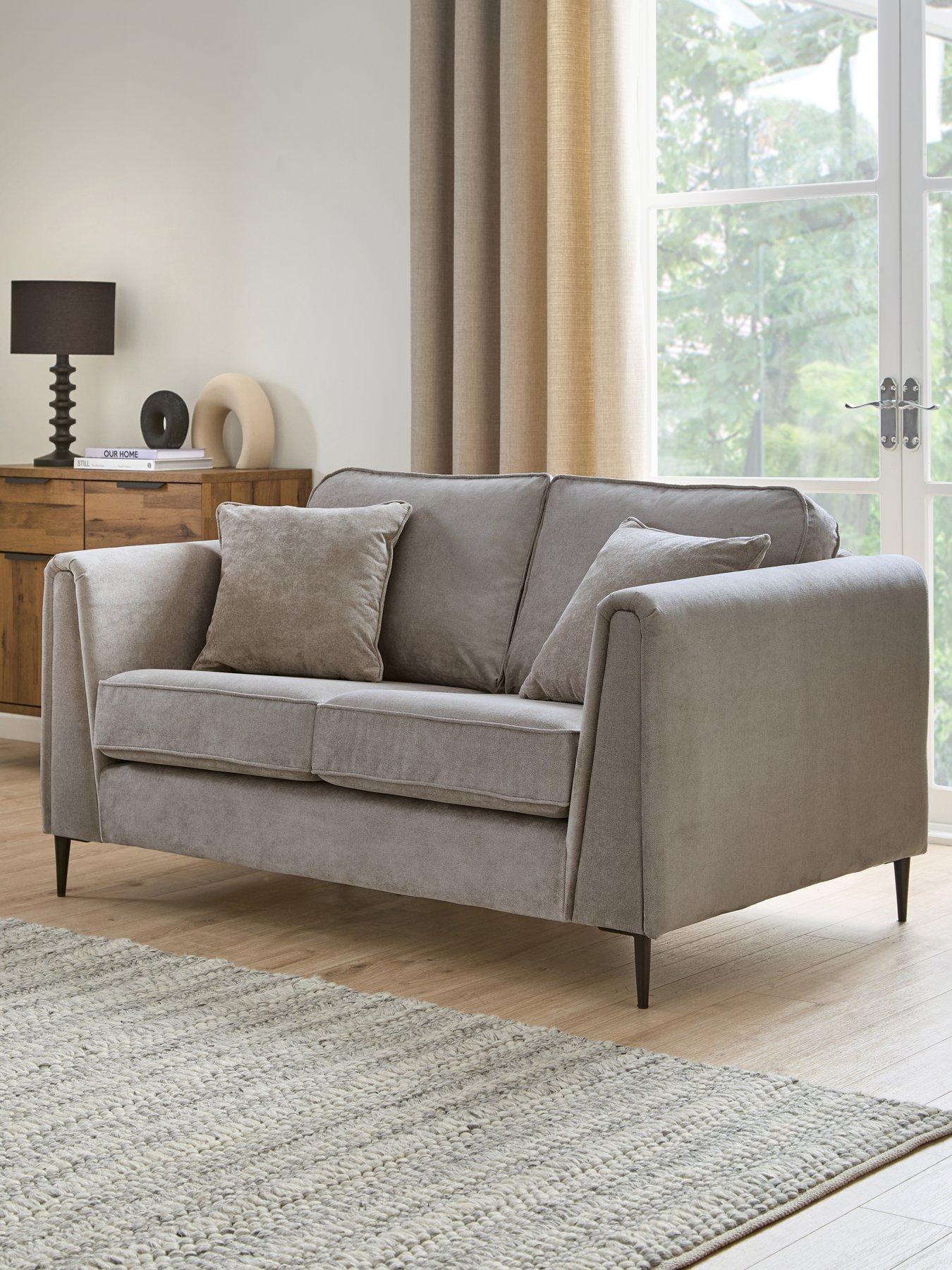 undefined Messina 2 Seater Standard Back Fabric Sofa - FSC® Certified
