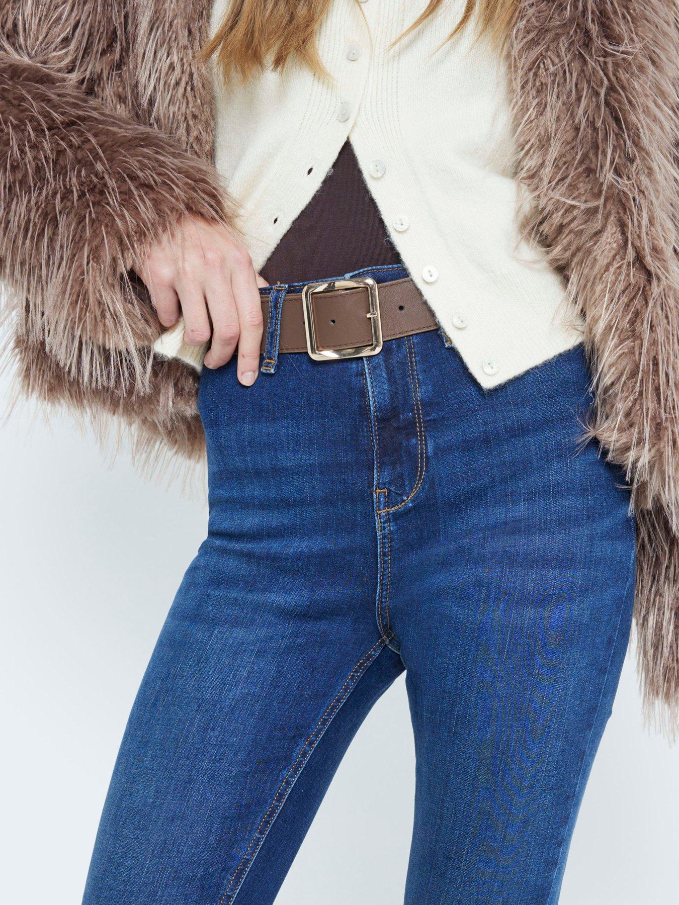 Image 4 of 6 of River Island High Rise Jeans - Blue