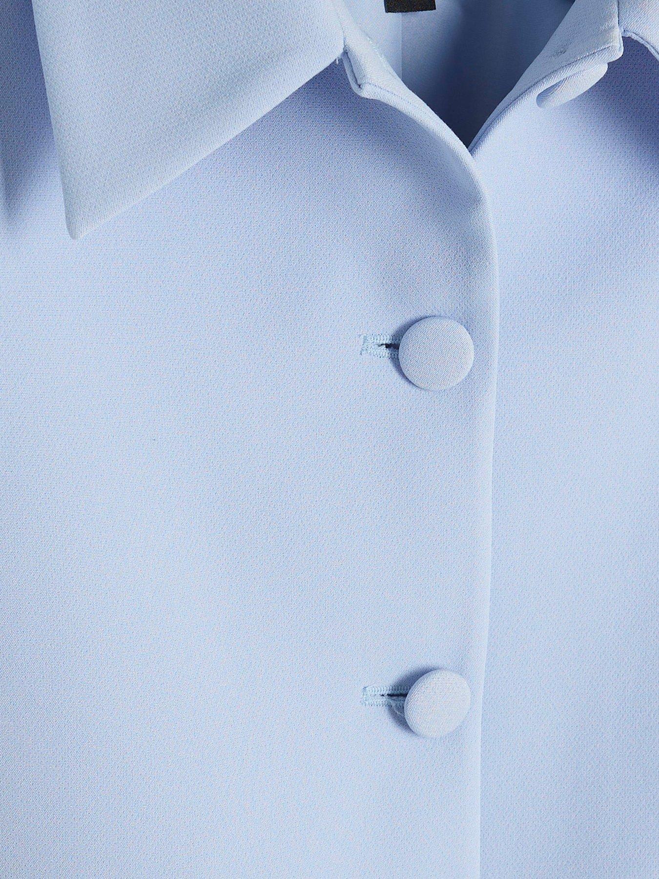 Image 5 of 6 of River Island Structured Jacket - Blue