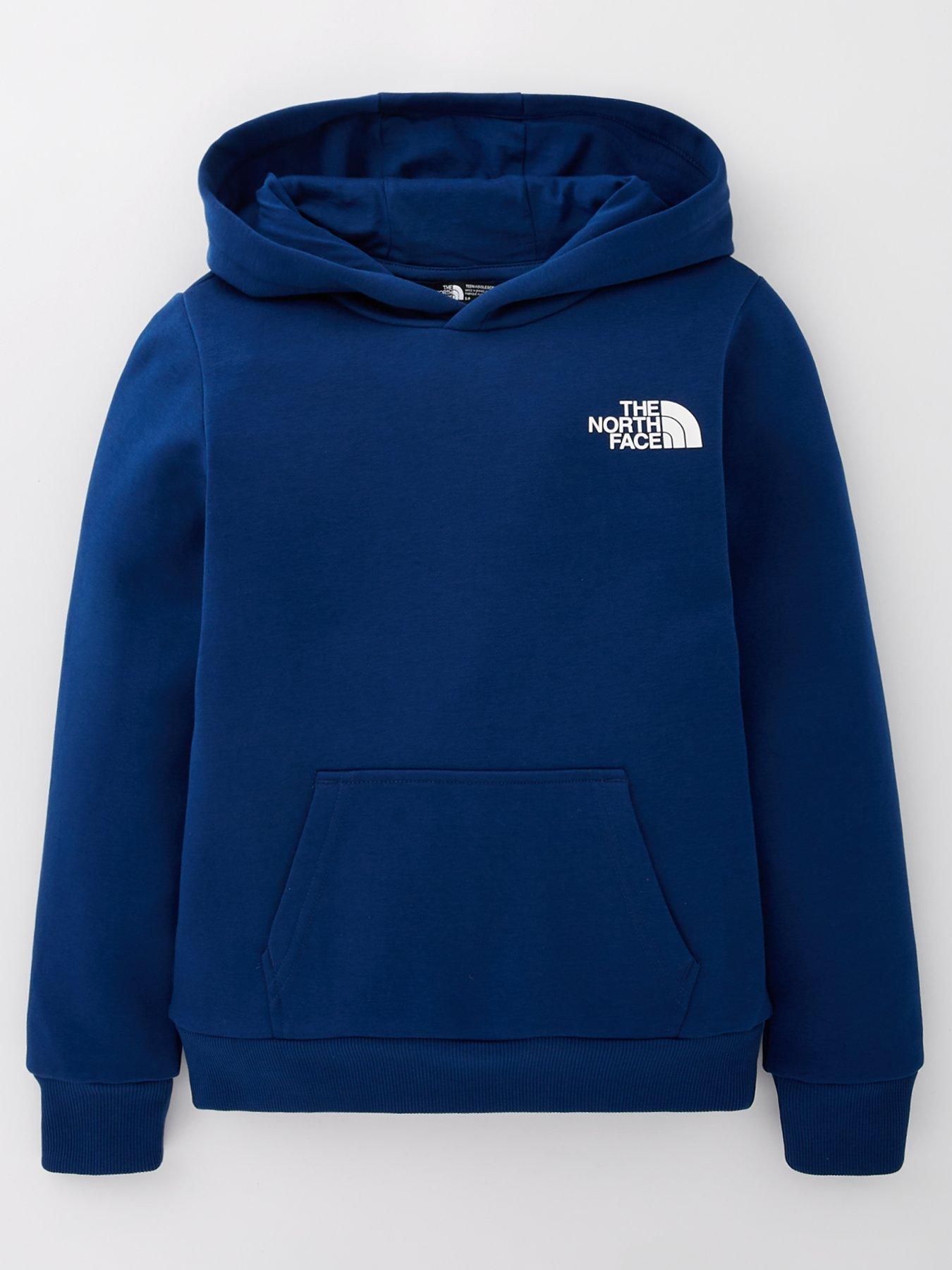 undefined Teen Simple Dome Hoodie - Blue