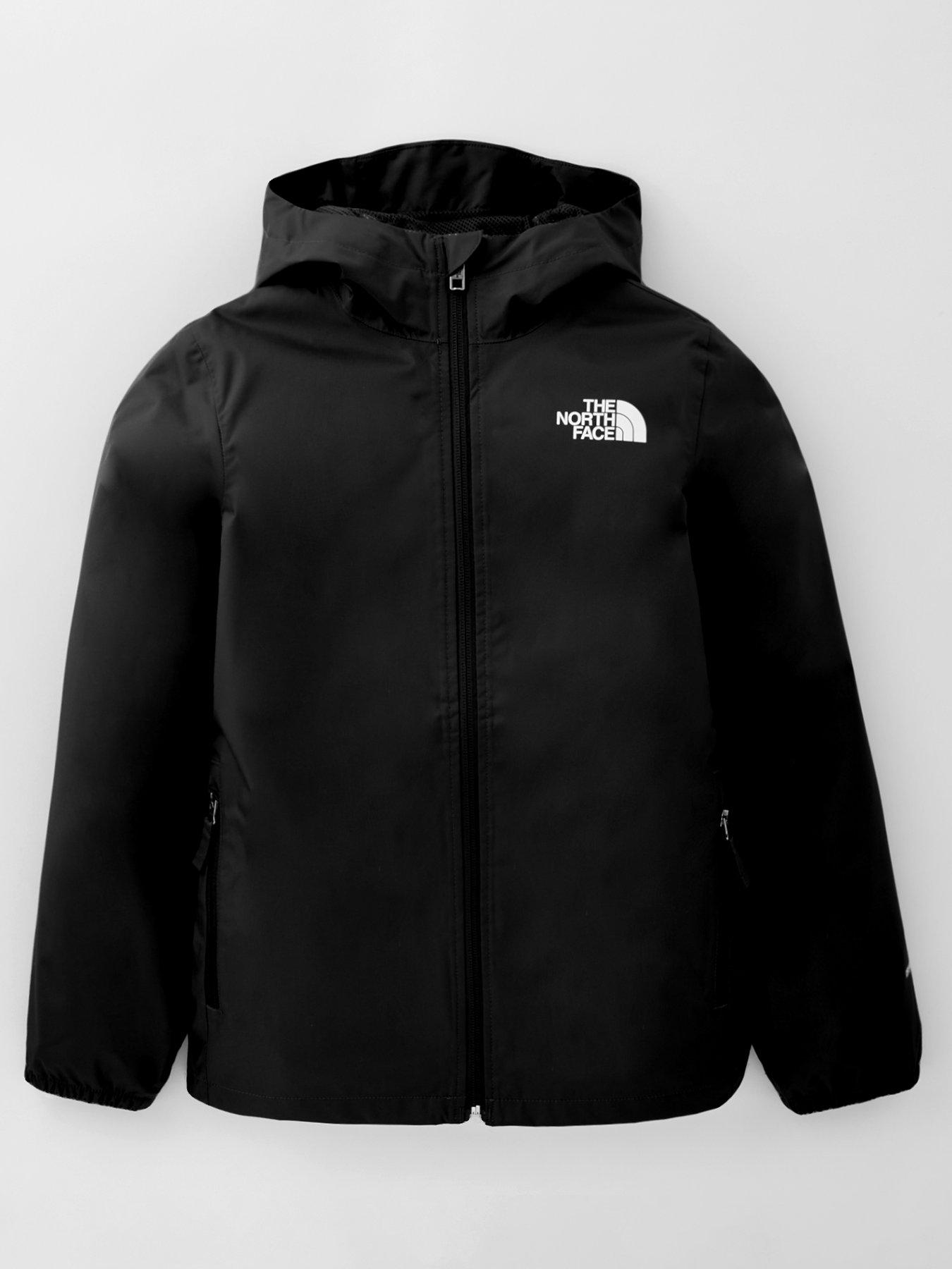 THE NORTH FACE Teen Zipline Rain Jacket - Black