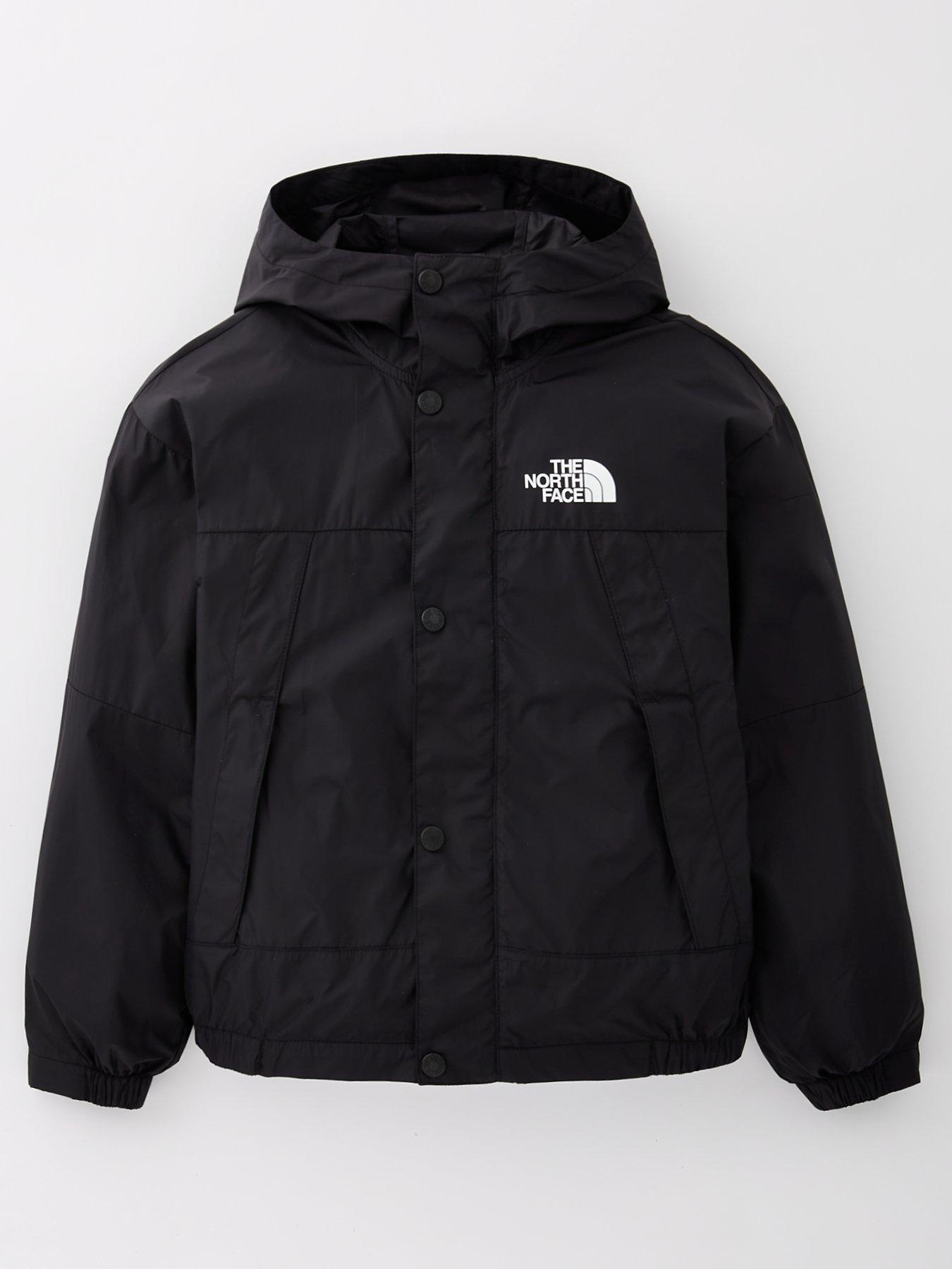 THE NORTH FACE Teen Mountain Wind Jacket Black Very