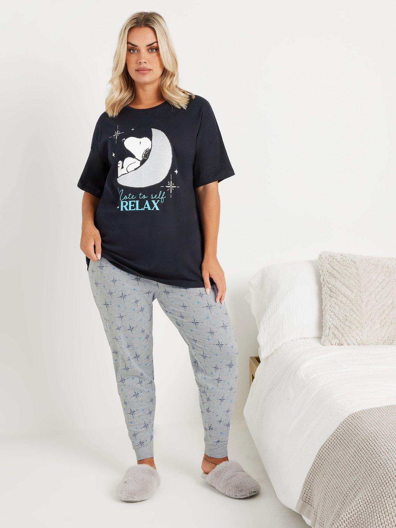 undefined Curve Relax Snoopy Pj Set - Blue