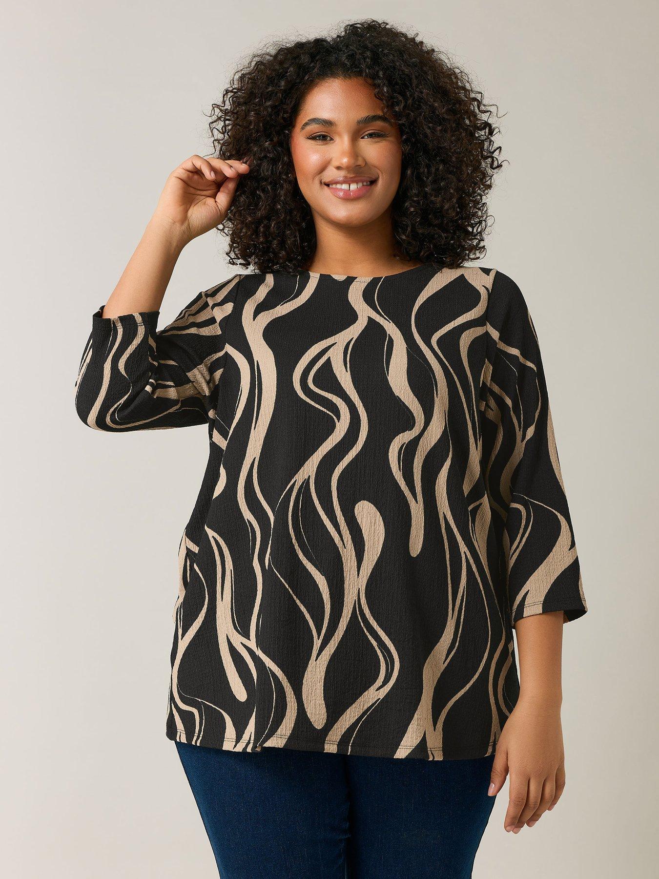 undefined Long Sleeve Shell Top - Black