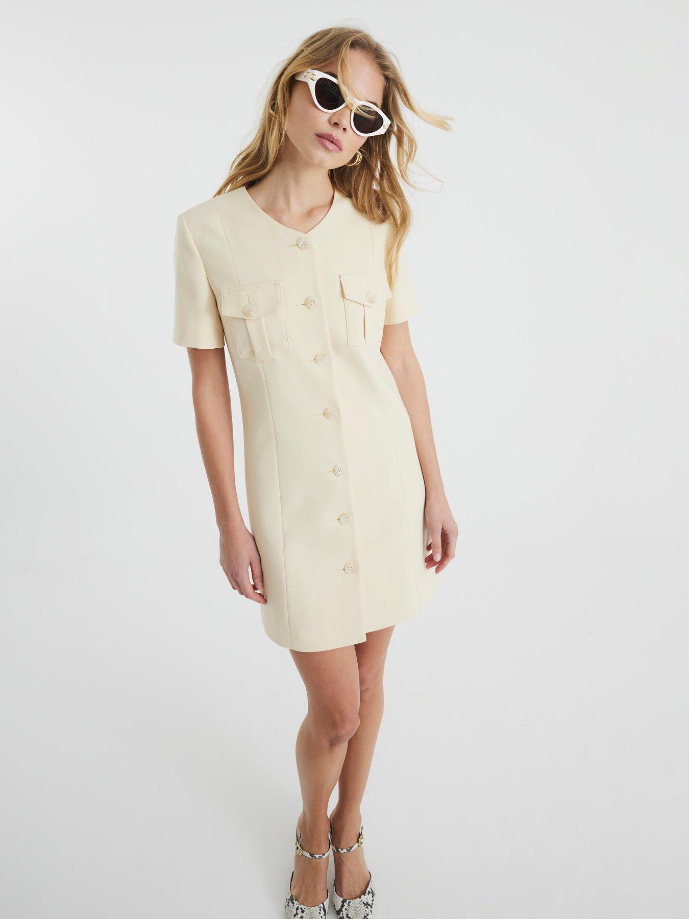 undefined Mini Dress - Yellow
