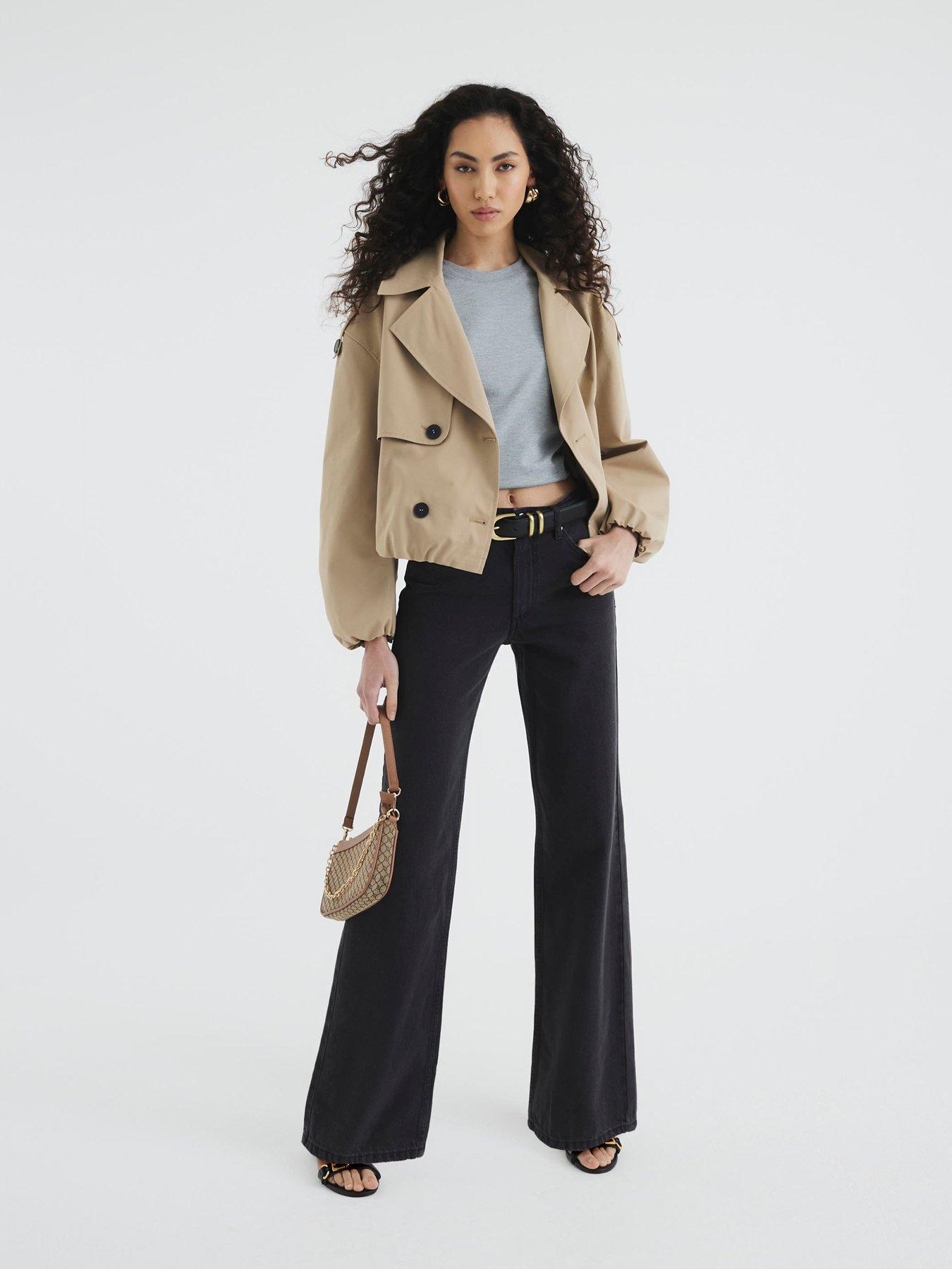 undefined Relaxed Straight Leg Jeans - Black