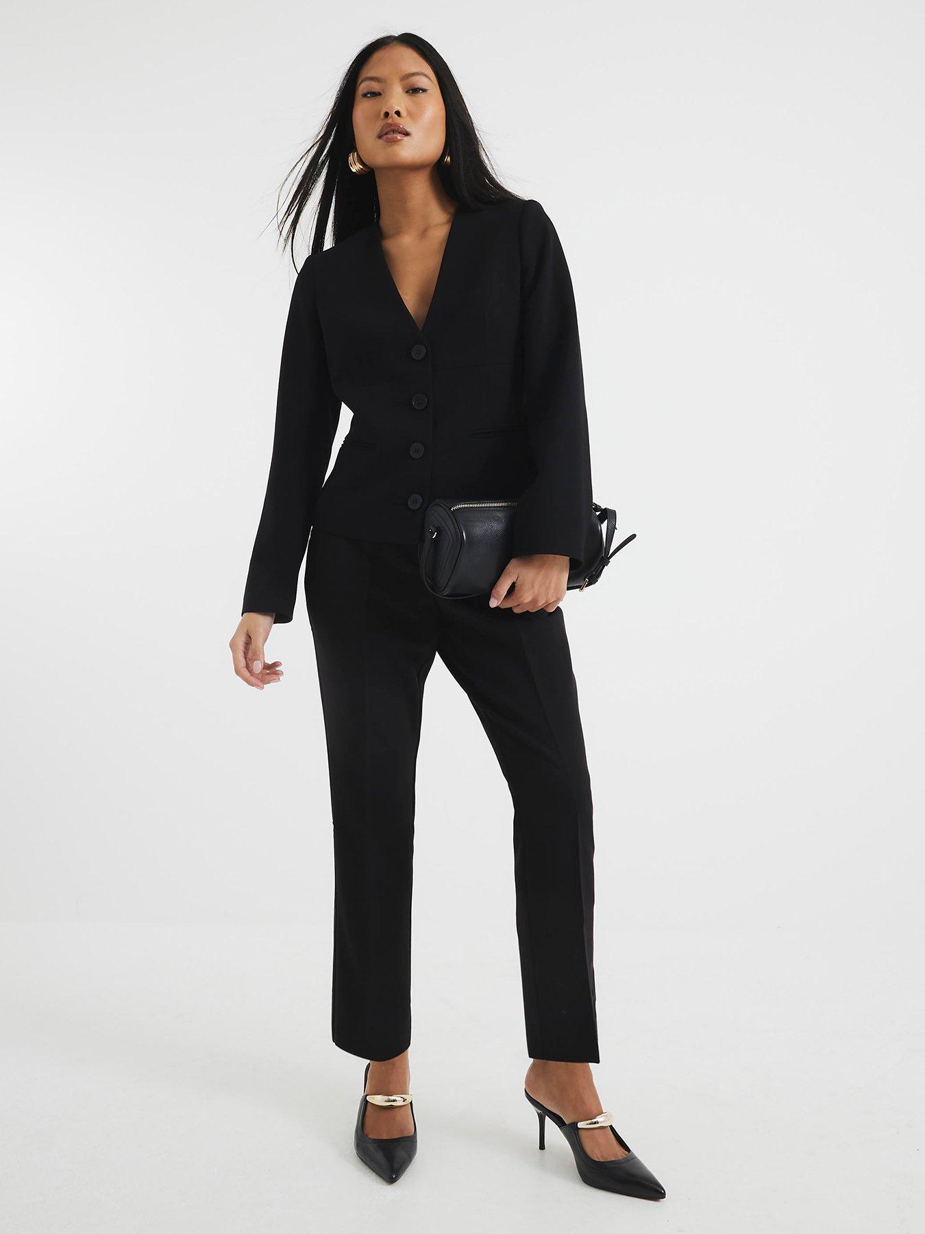 undefined Petite Slim Ankle Grazer - Black