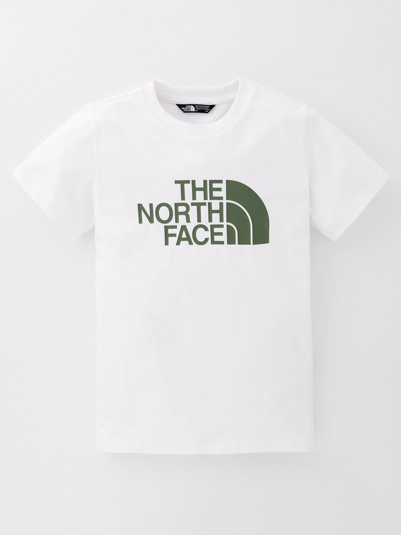 undefined Boy's Short Sleeve Easy Tee - White/Green