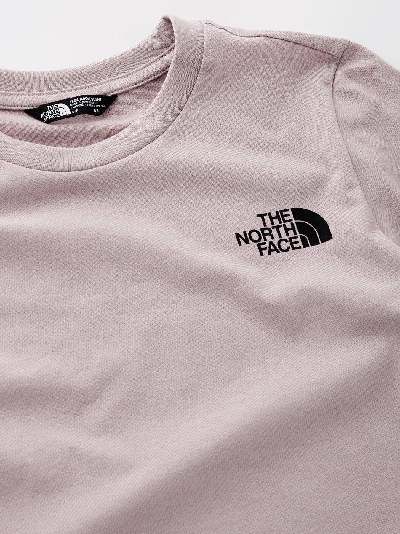 Image 3 of 4 of THE NORTH FACE Teen Short Sleeve Simple Dome Tee - Grey