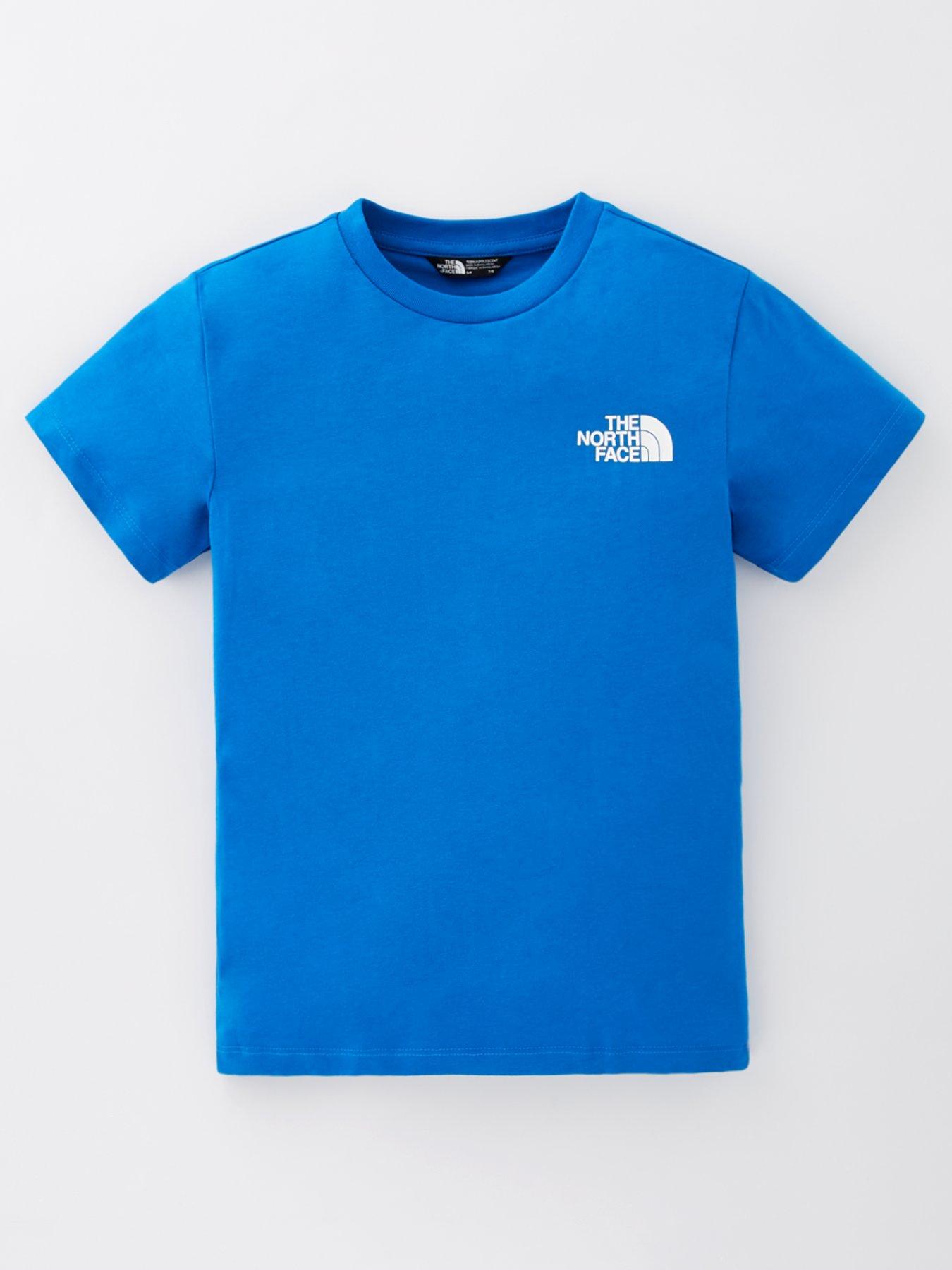 undefined Teen Short Sleeve Simple Dome Tee - Blue