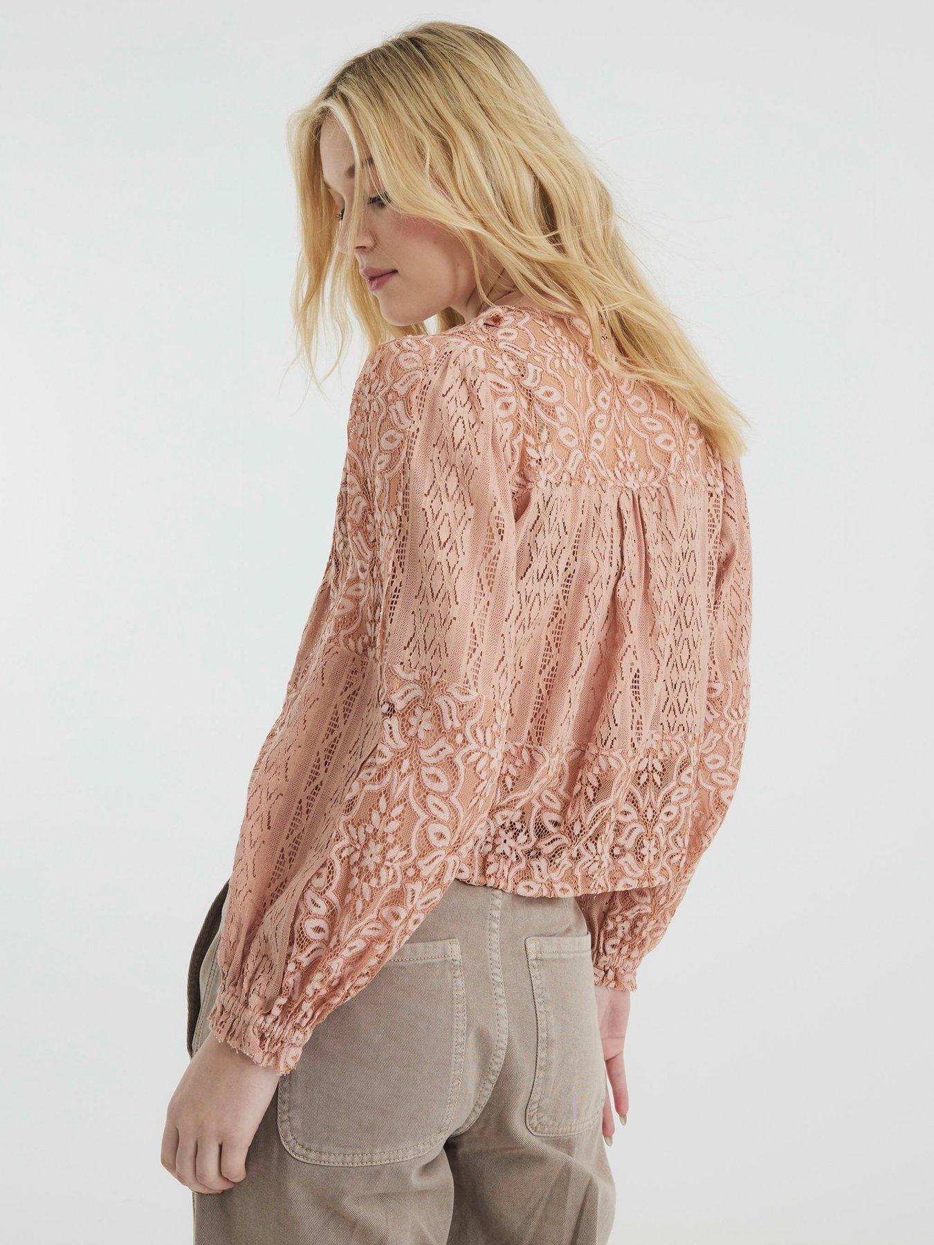 The Olivia Ruffle Top - Coral Pink (Small - 2X)